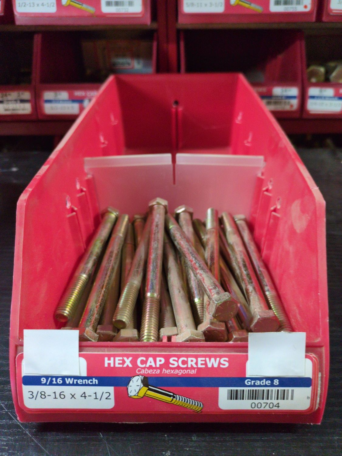 3/8-16 x 4-1/2 Hex Cap Screw