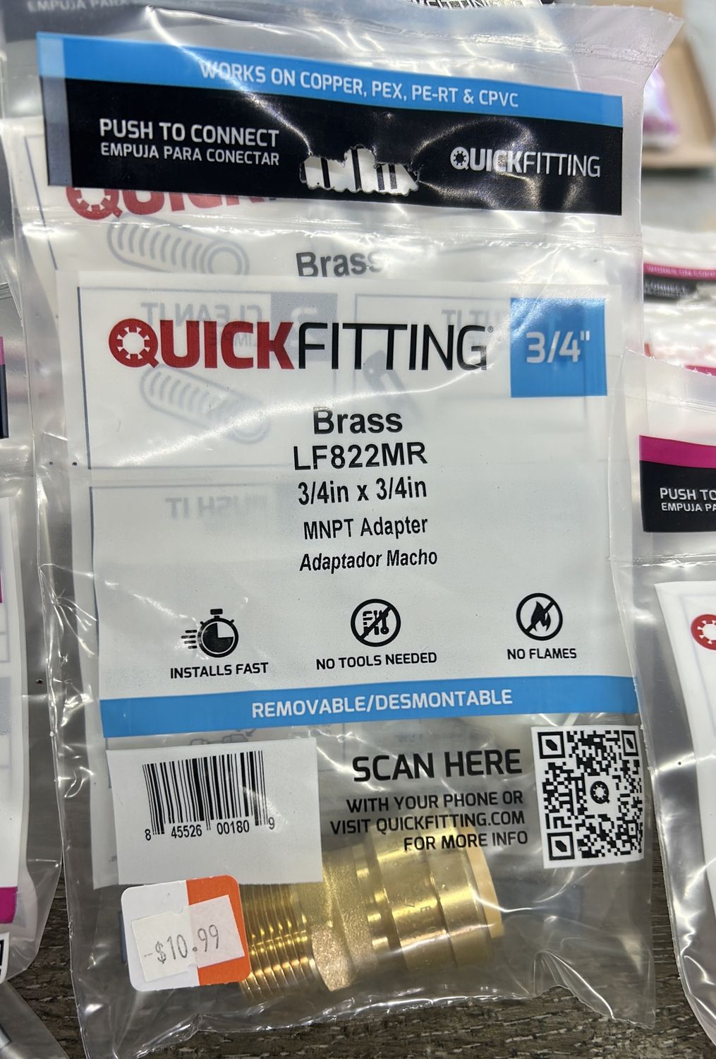 3/4 x 3/4 MNPT Adapter