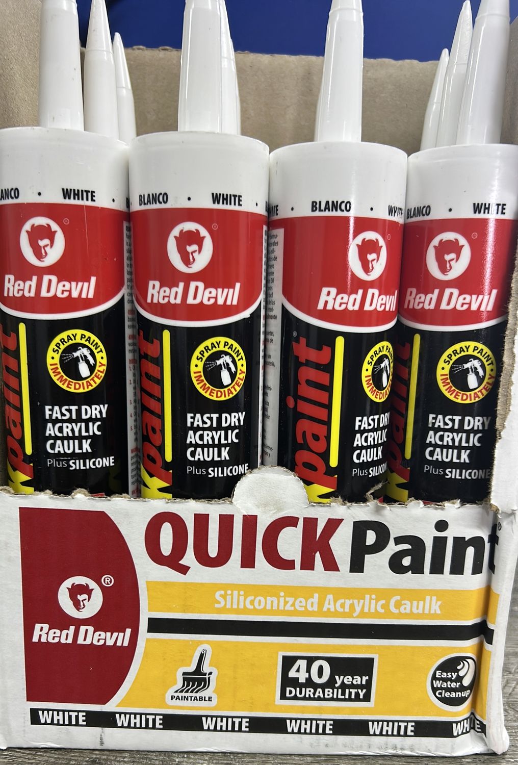 Quickpaint Caulk- White