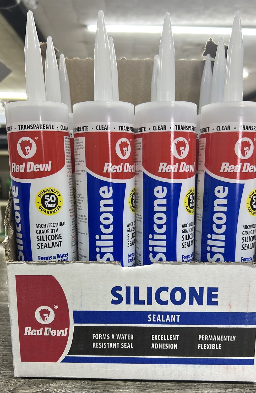 100% Silicone- Clear