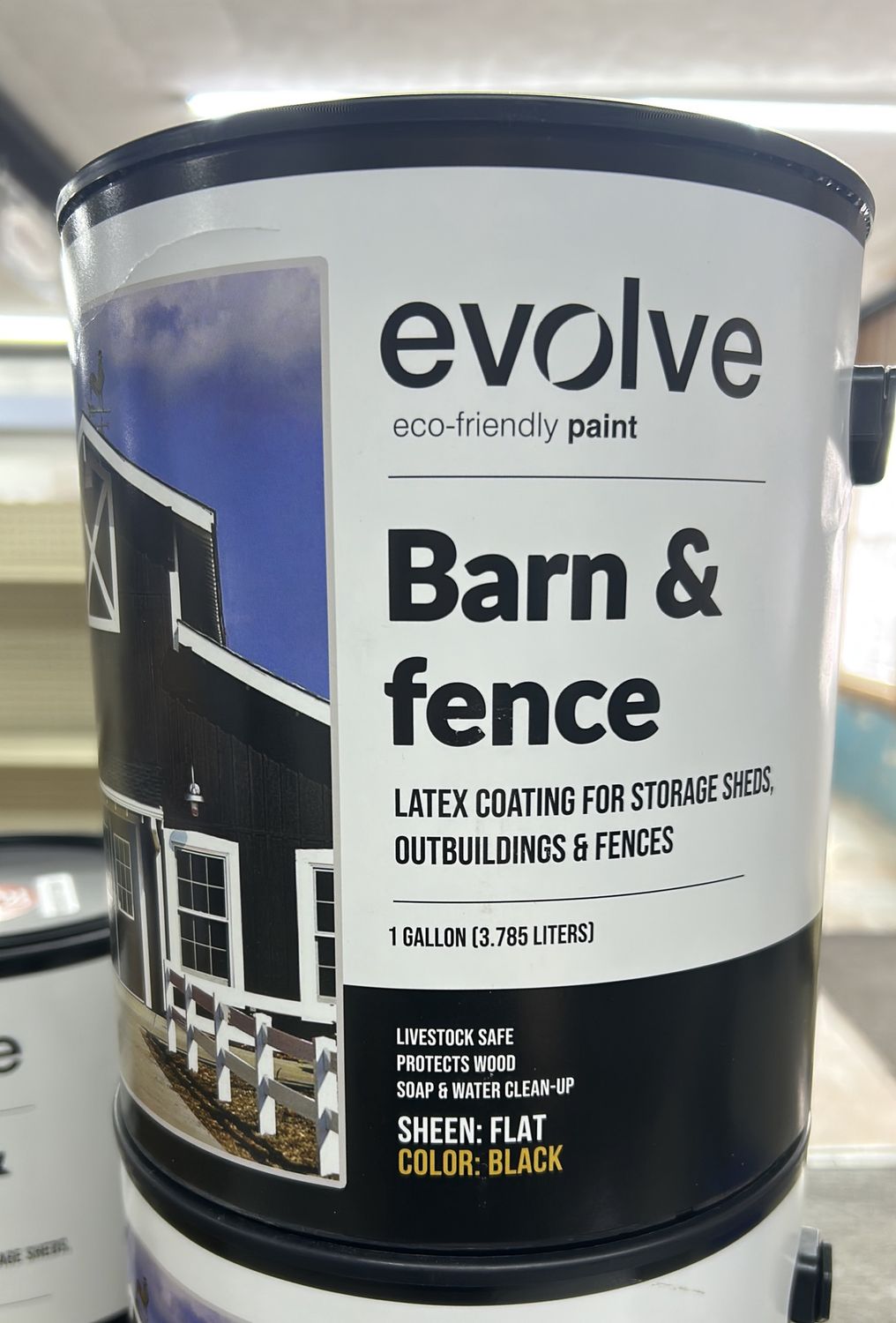 EXTERIOR BARN&amp;FENCE BLACK