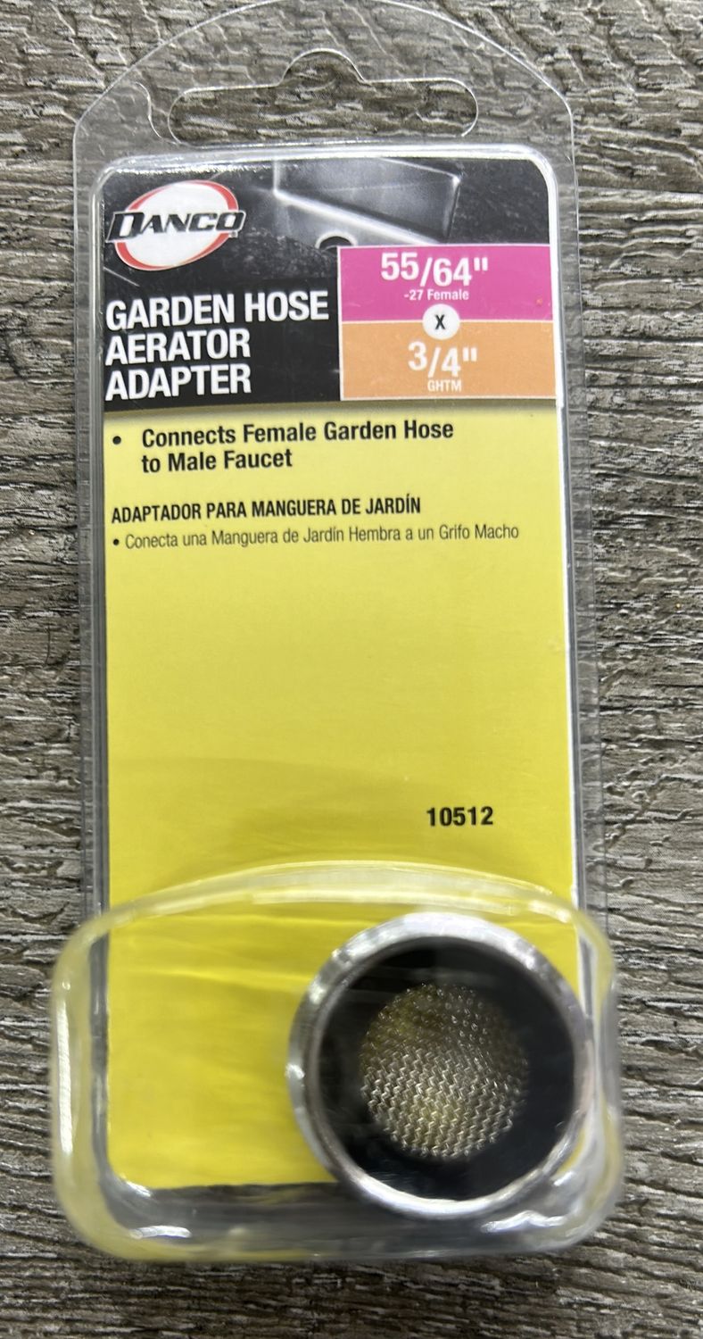 55/64 Garden Hose Aerator Adapter