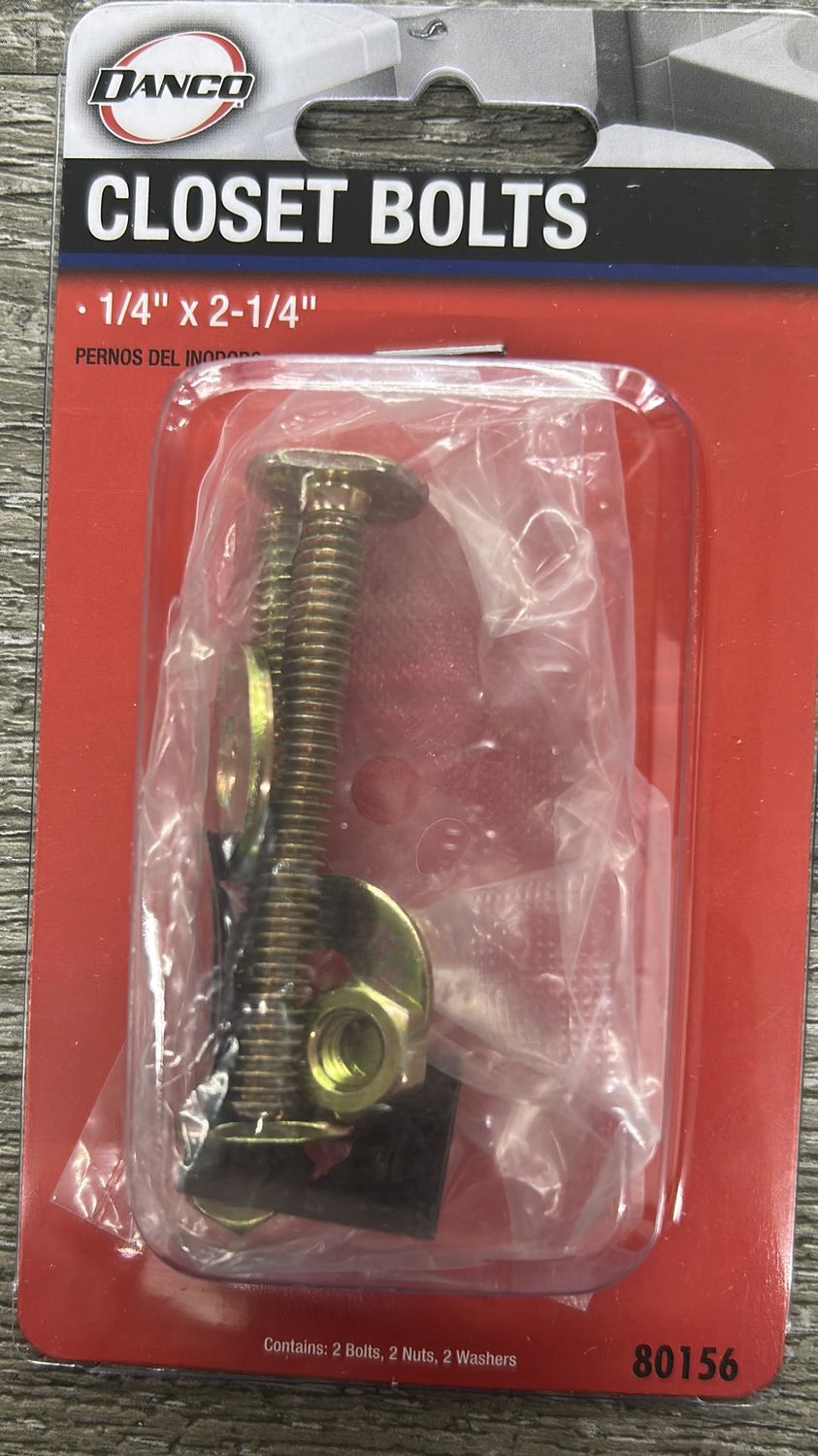 1/4X2 1/4 CLOSET BOLT