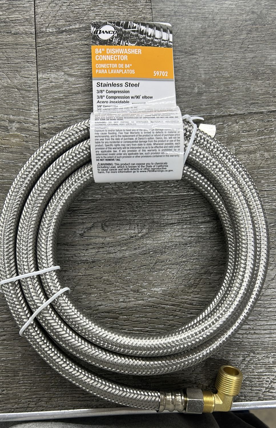 3/8X84 DISHWASHER CONNECTOR