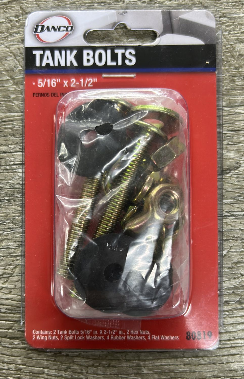 5/16X2 1/2 TANK BOLTS