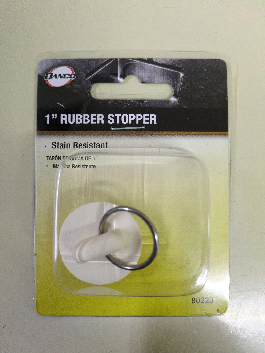 80223 1 IN. RUBBER DRAIN STOPPER WH