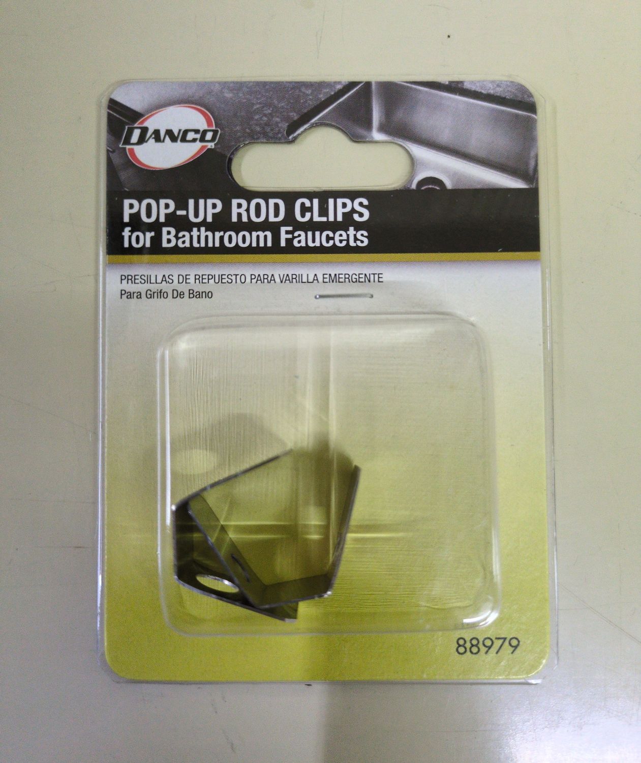 88979 BATHROOM POP-UP ROD CLIPS