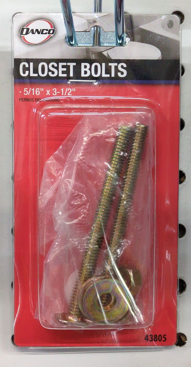 43805 5/16X3-1/2 CLOSET BOLTS