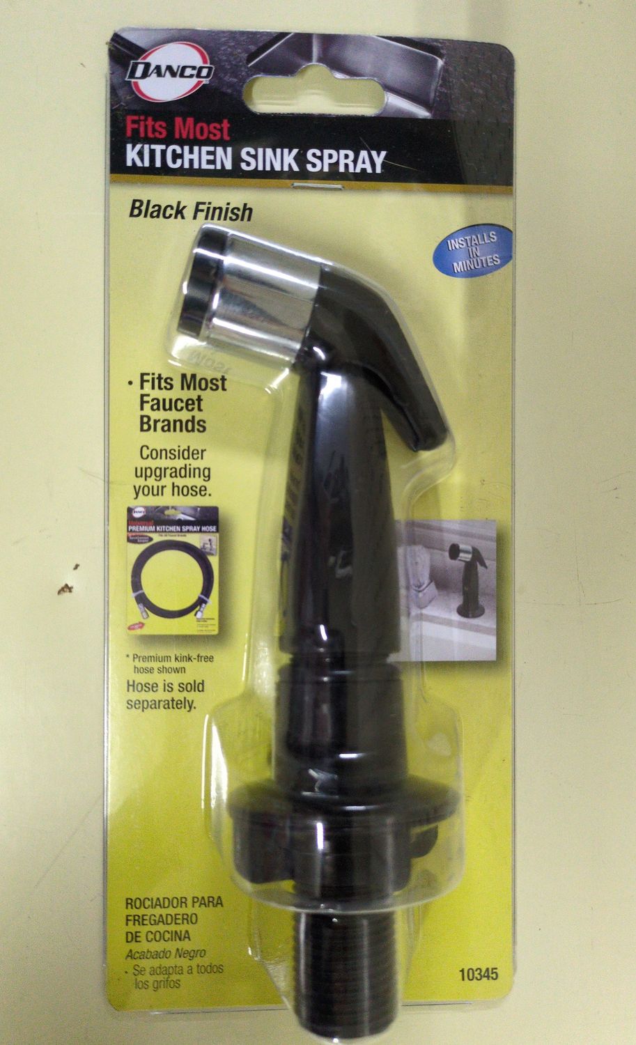 10345 BASIC SIDE SPRAY W/GUIDE BLK