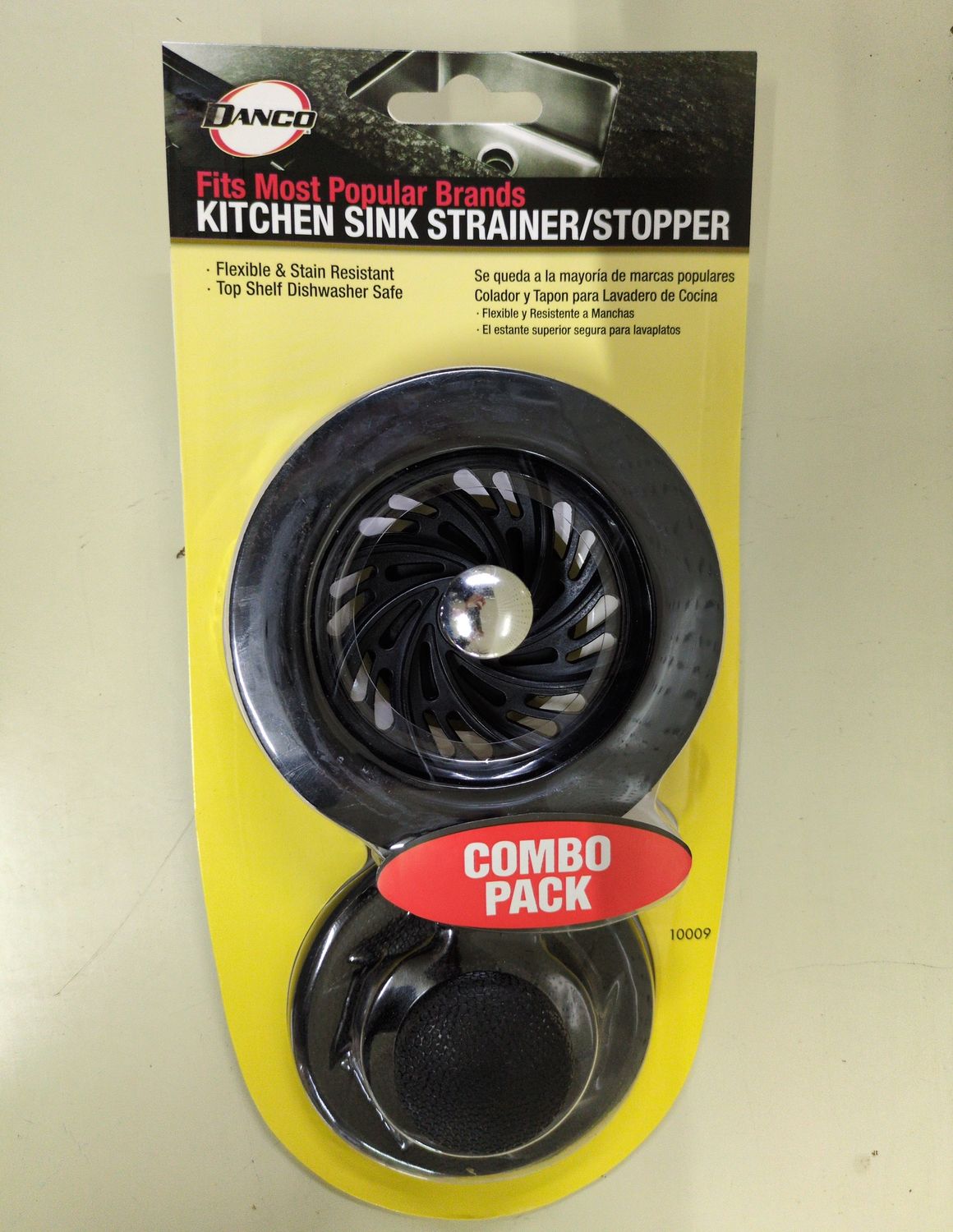 10009 STRAINER/STOPPER COMBO