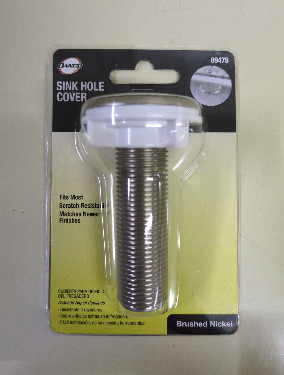 89478 1-3/4 SINK HOLE COVER IN BN