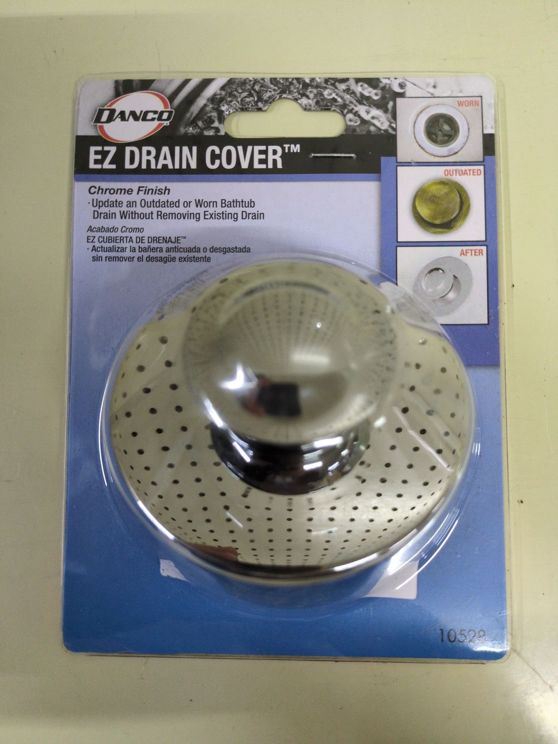 10528 EZDRAIN COVER CHROME