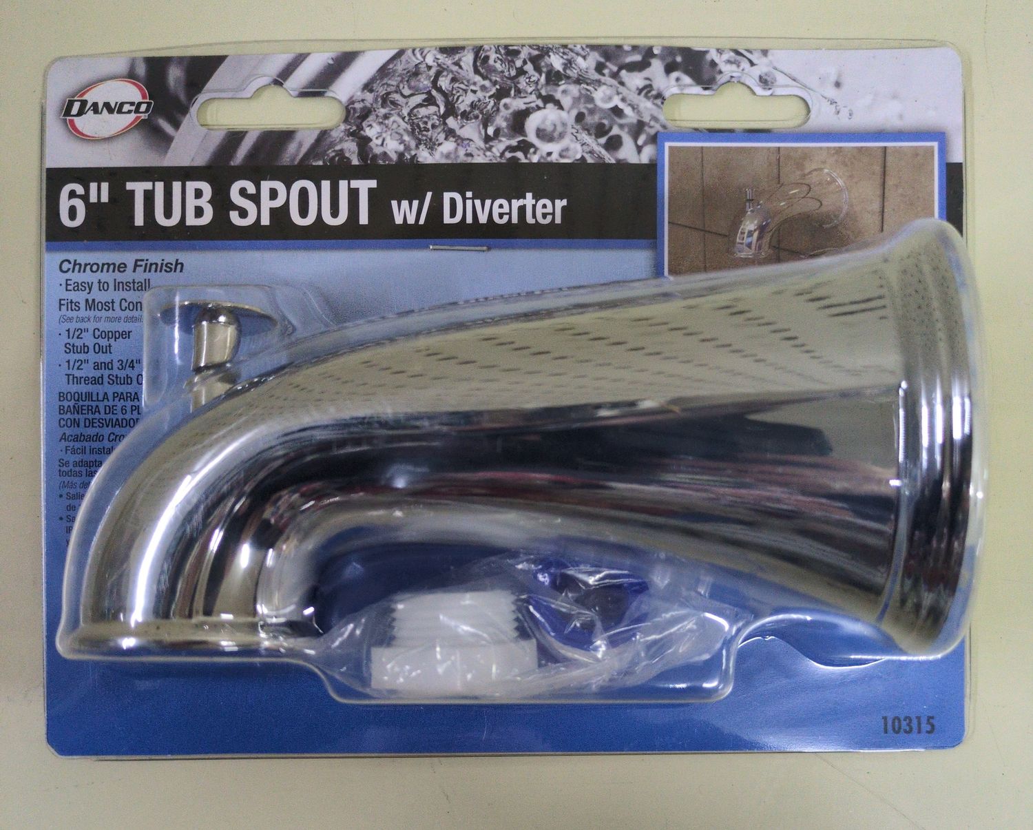 10315 6 DECO TUB SPOUT-CH