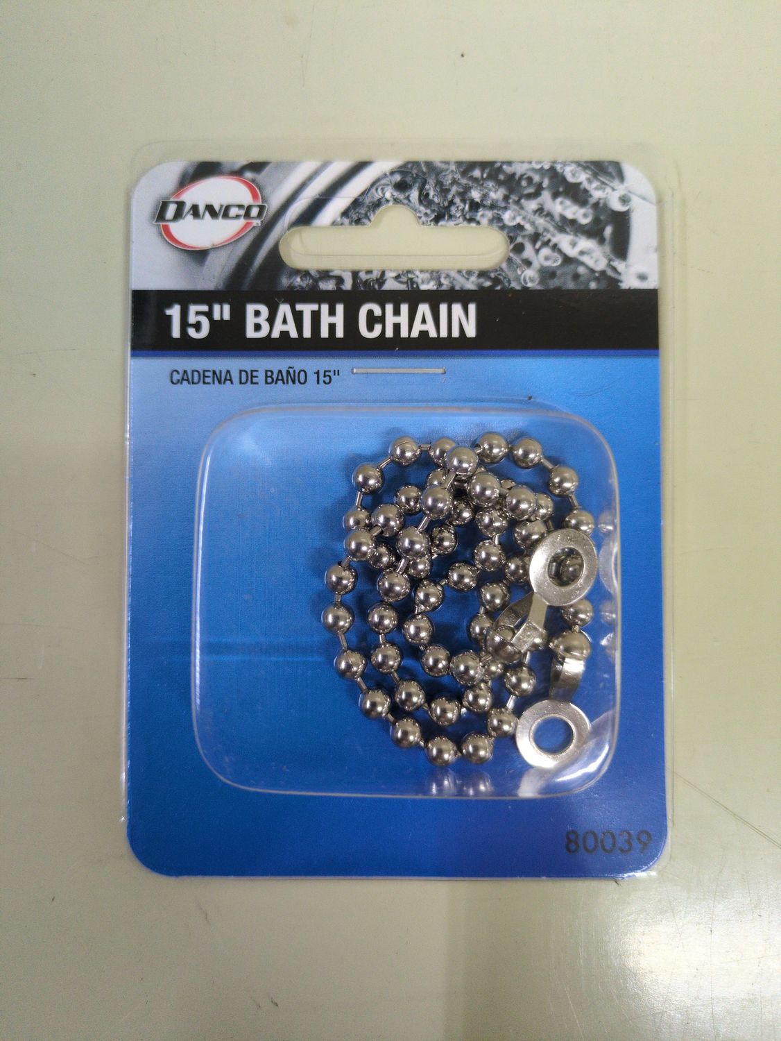 80039 15 SS BEADED CHAIN