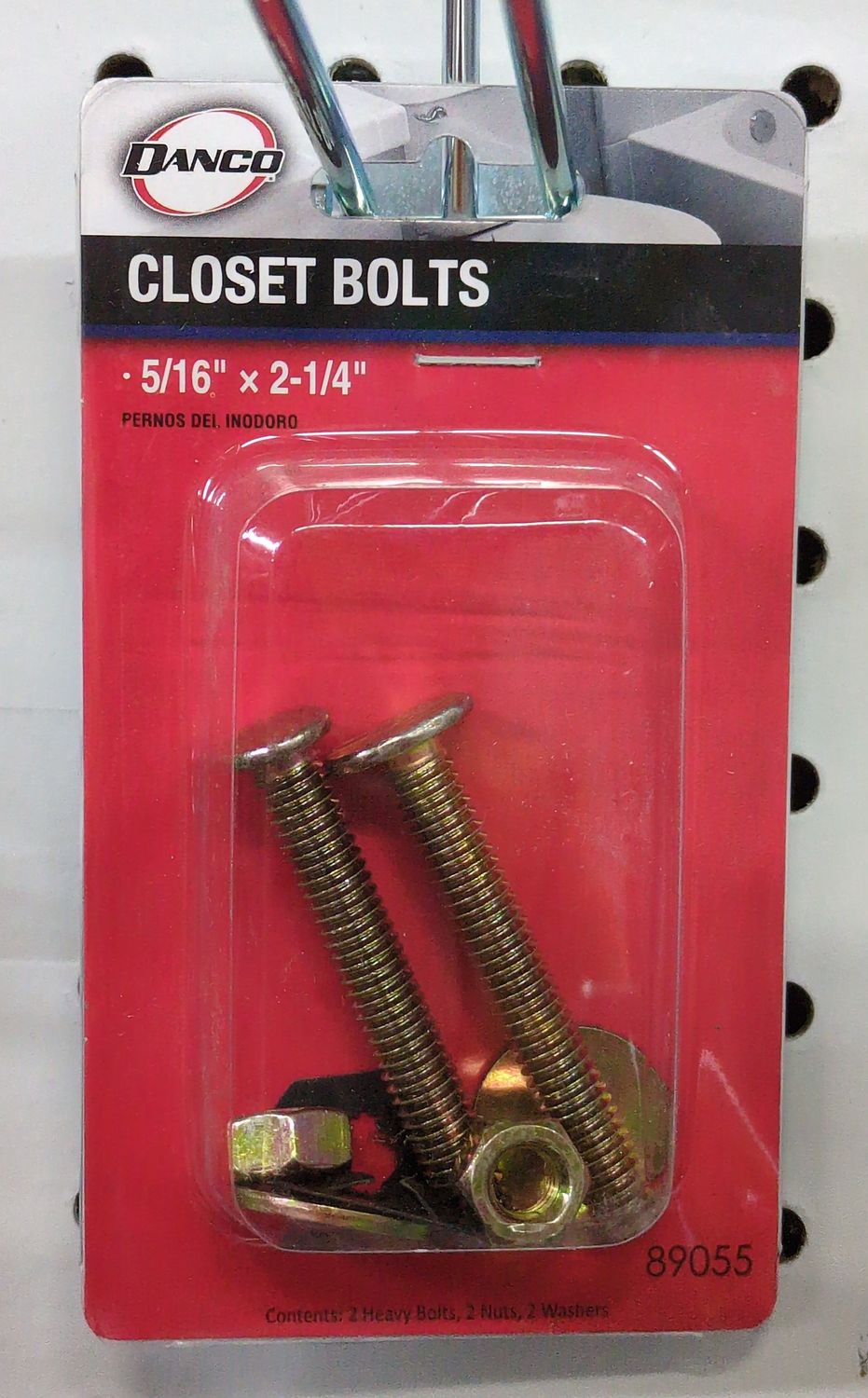 89055 5/16X2-1/4 CLOSET BOLTS