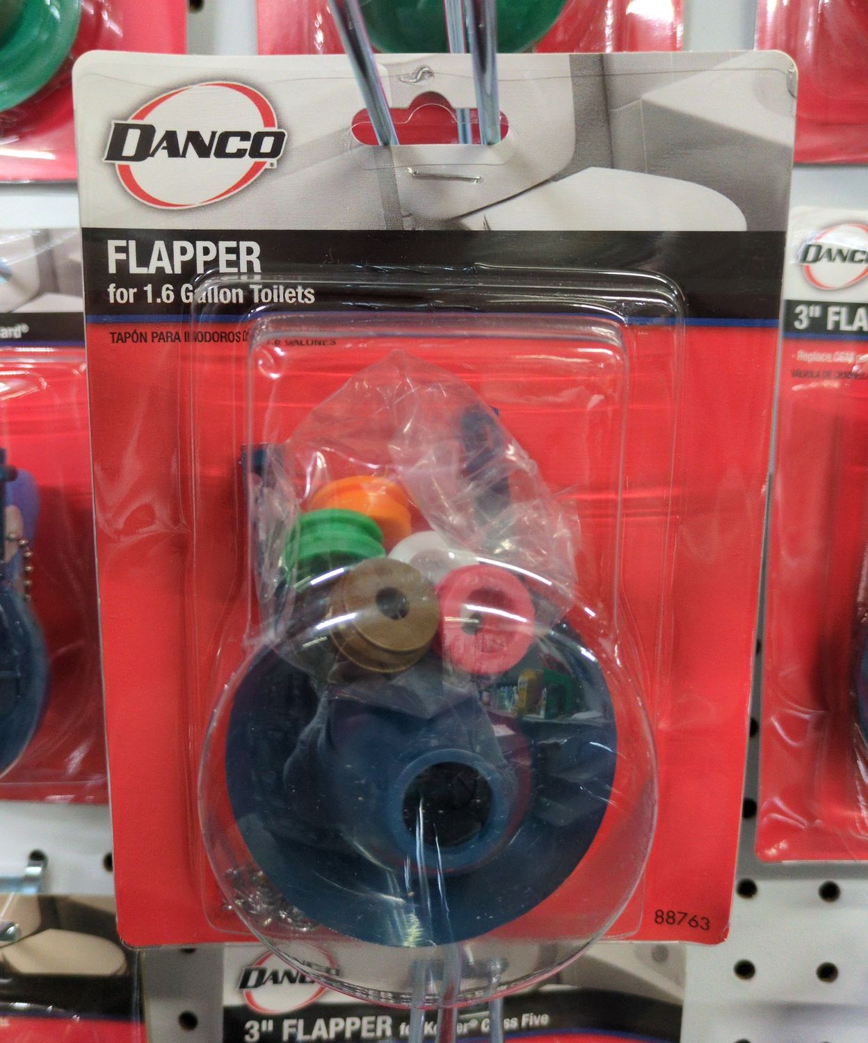 88763 FLAPPER 1.6GAL TOILET