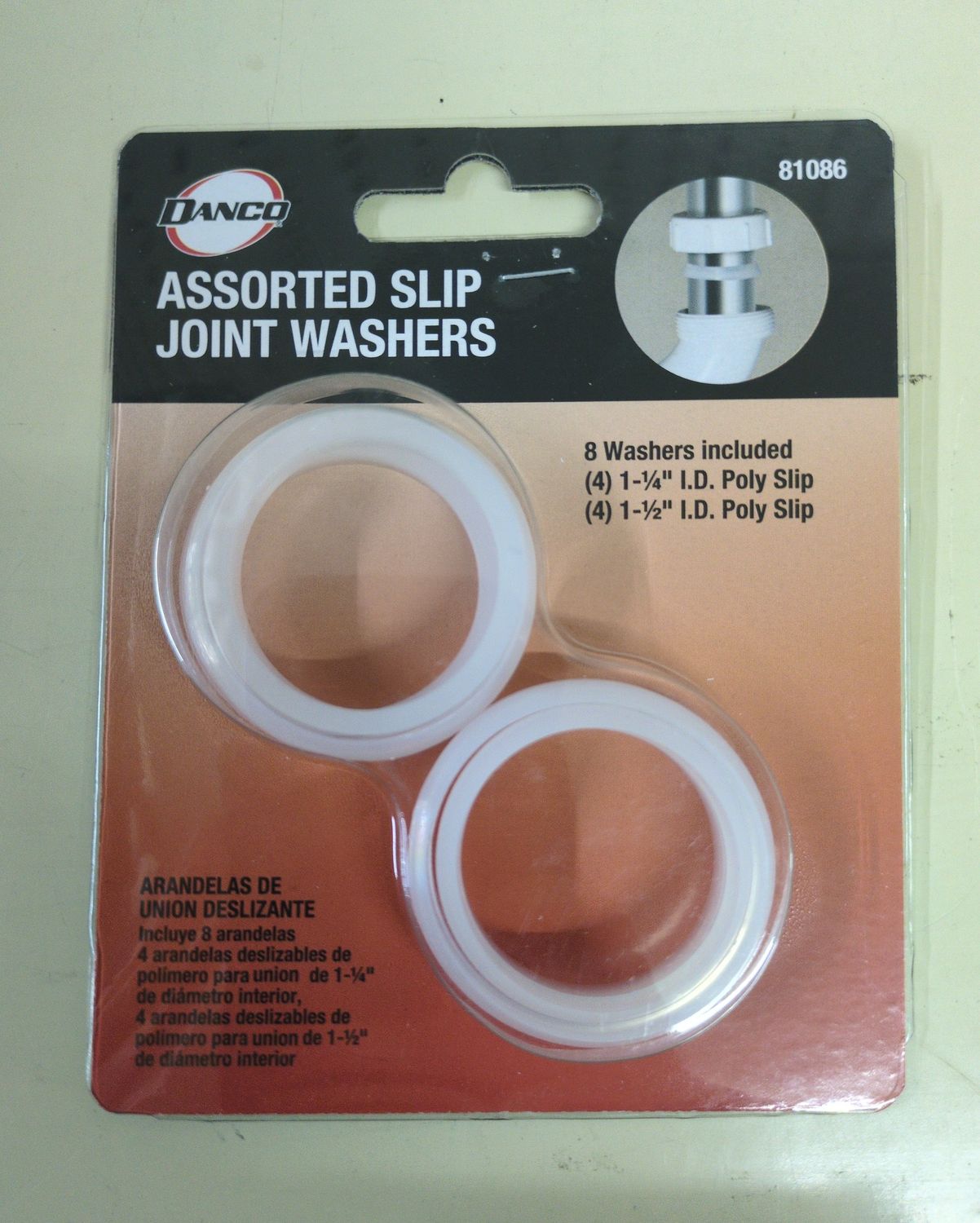 81086 SLIP JOINT WASHER ASSORTMENT