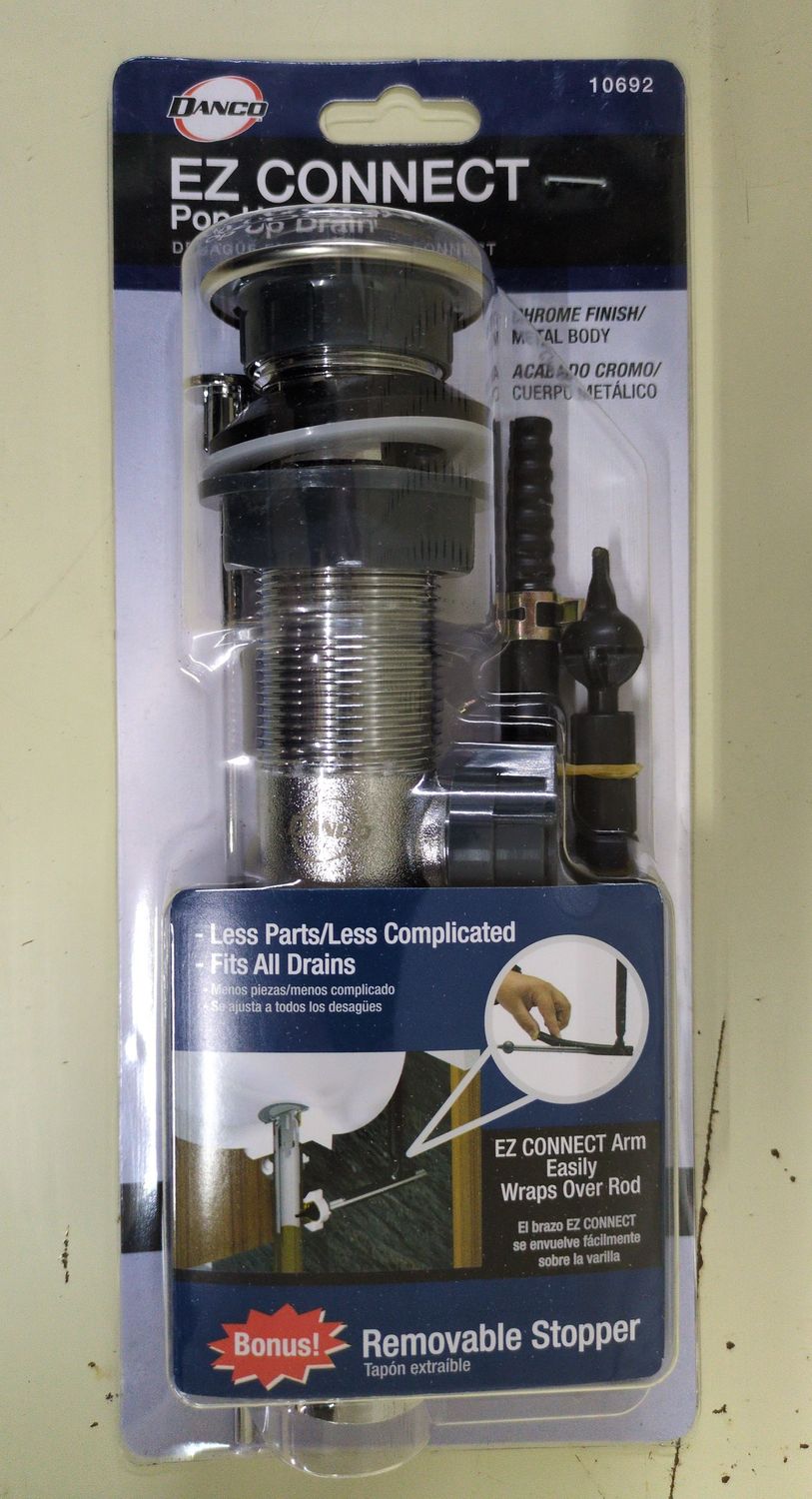 10692XMETAL LAV POPUP DRAIN