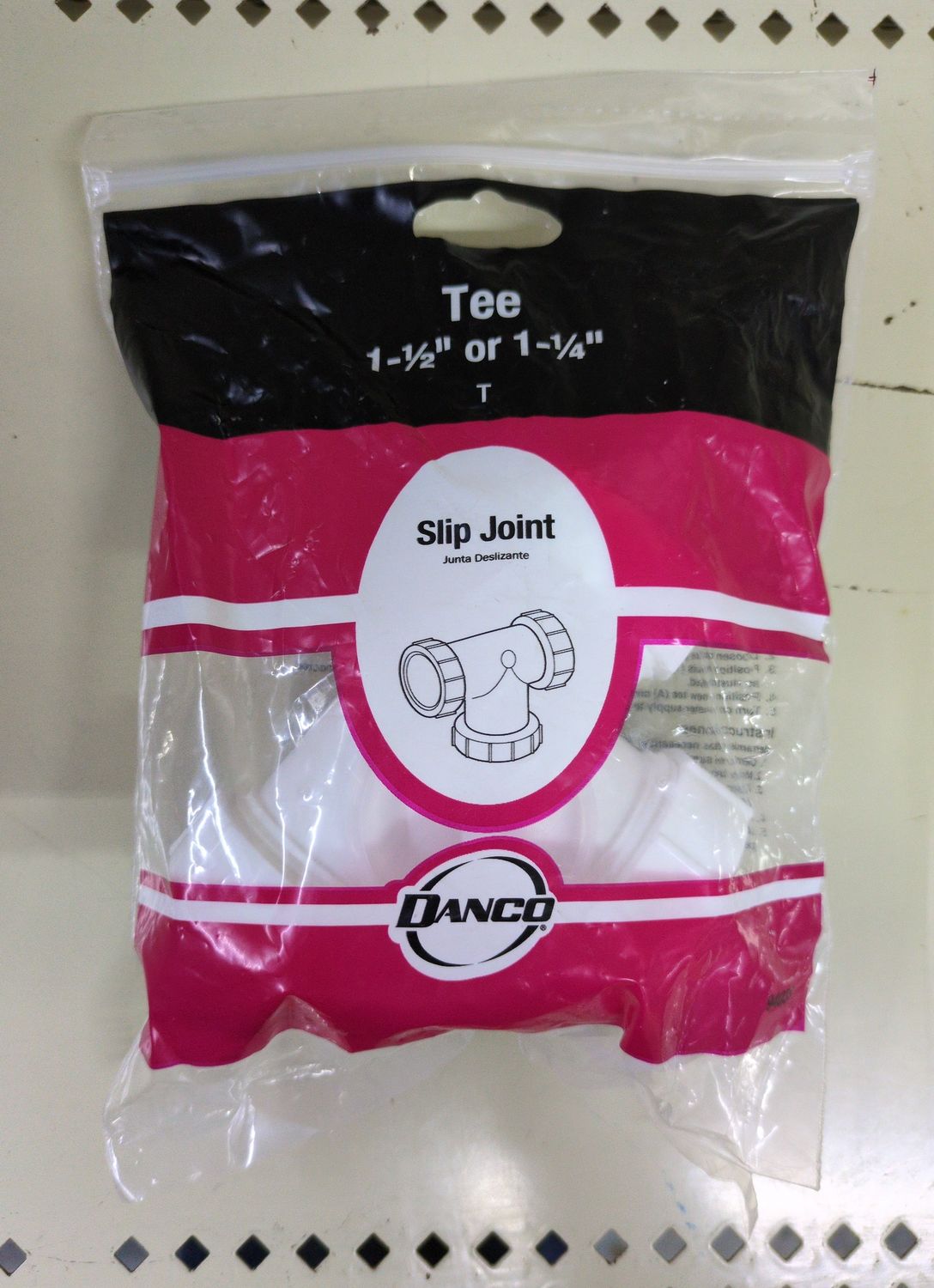 94038 1-1/2 SJ TEE IN WHITE