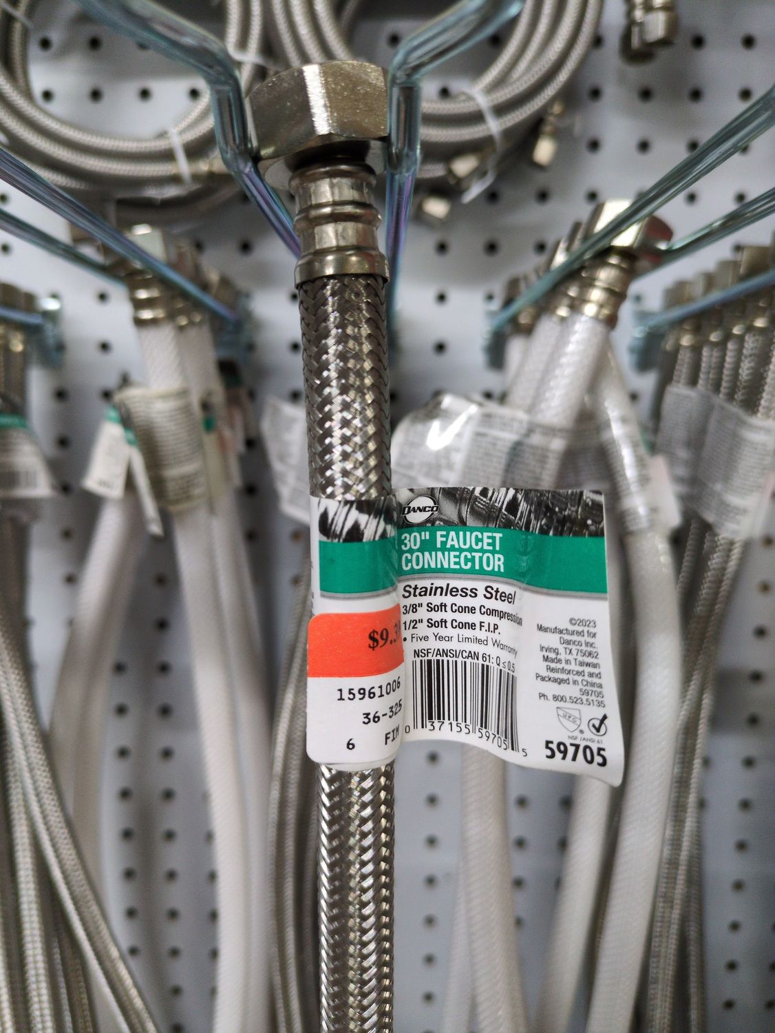 59705 30 SS FAUC SUPPLY LINE HOSE