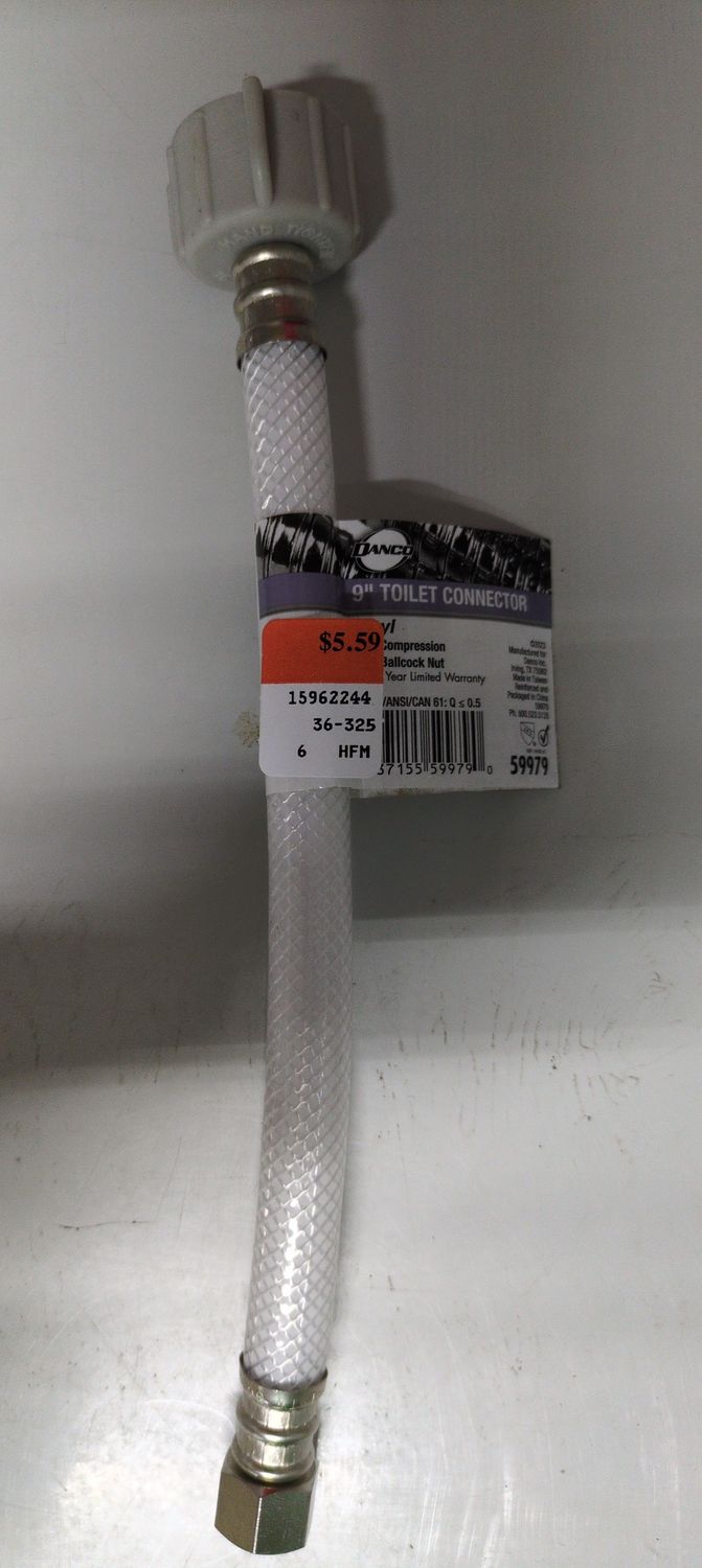59979 VINYL TOILET SUPPLY LINE HOSE