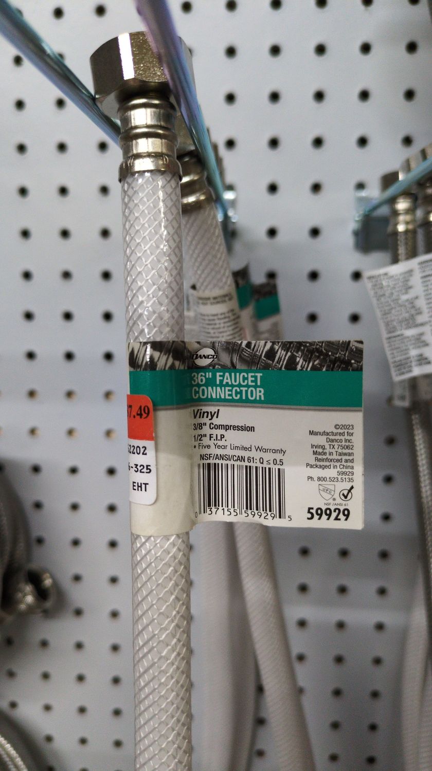 59929 36 VINYL FAUC SPLY LINE HOSE