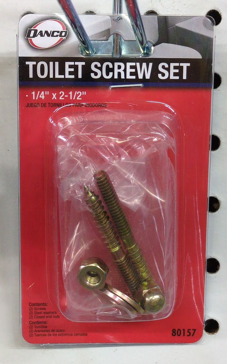 80157 1/4X2-1/2 CLOSET SCREWS
