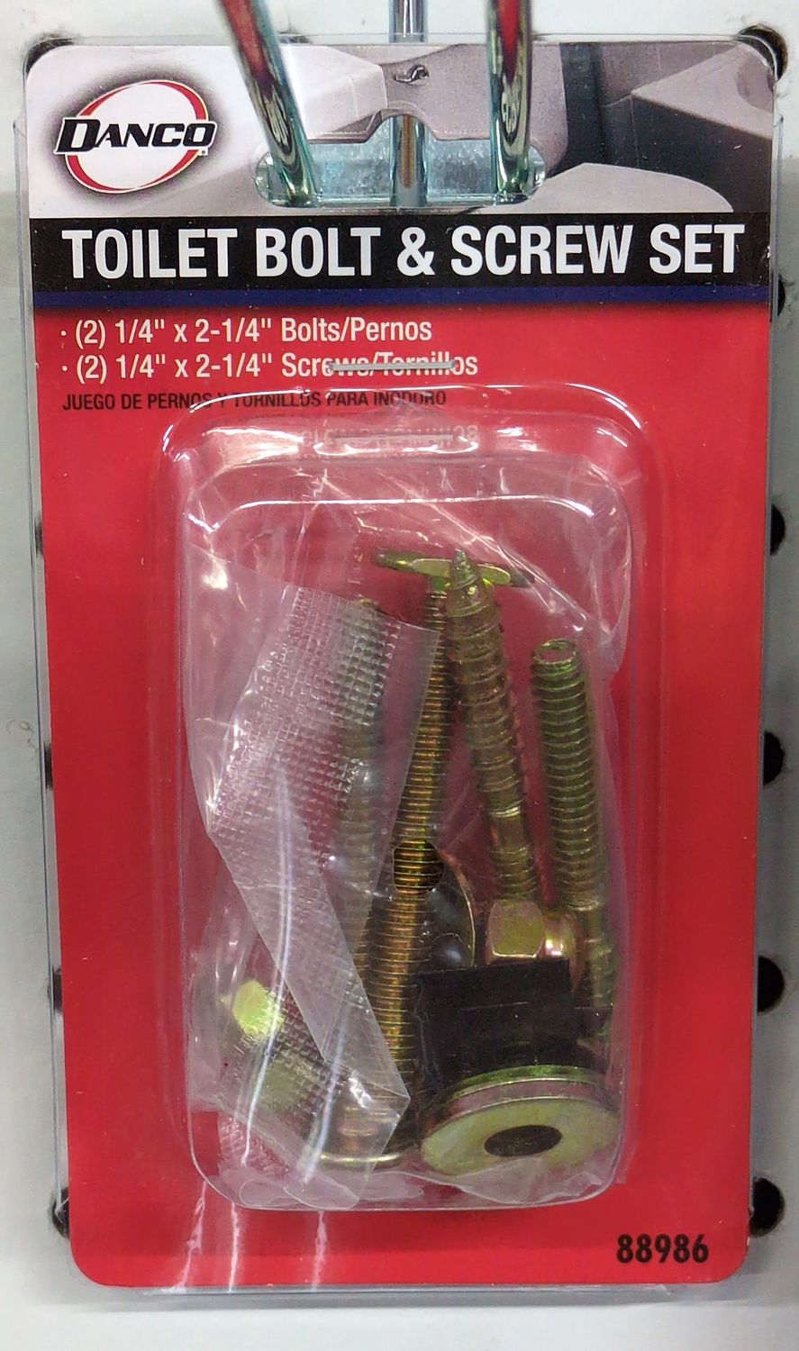88986 1/4X2-1/2 CLOSET BLTS&amp;SCREWS