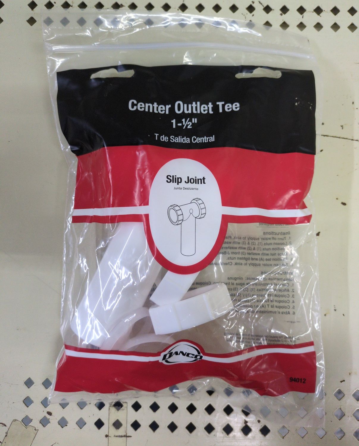 94012 1-1/2 SJ CENTER OUTLET TEE W