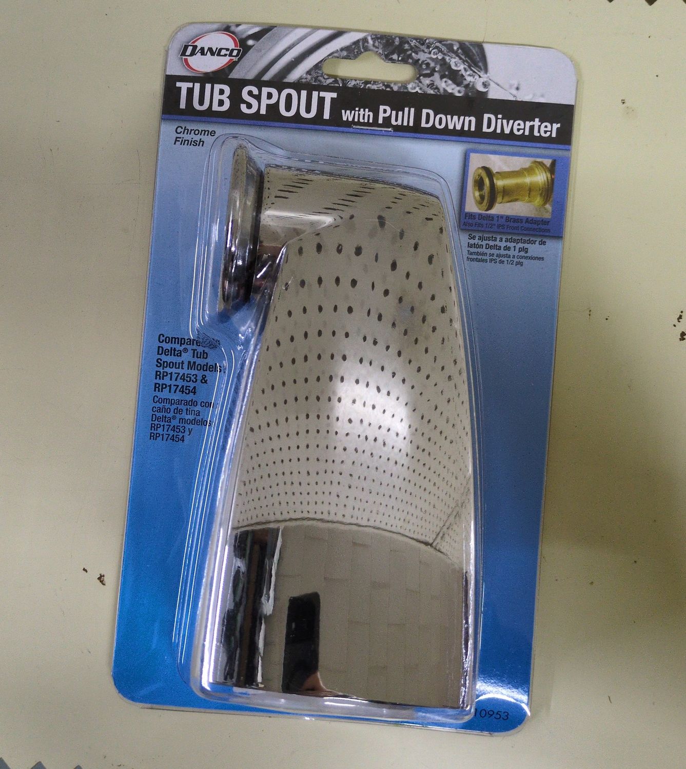 10953 6IN PULL DWN TUB SPOUT CH