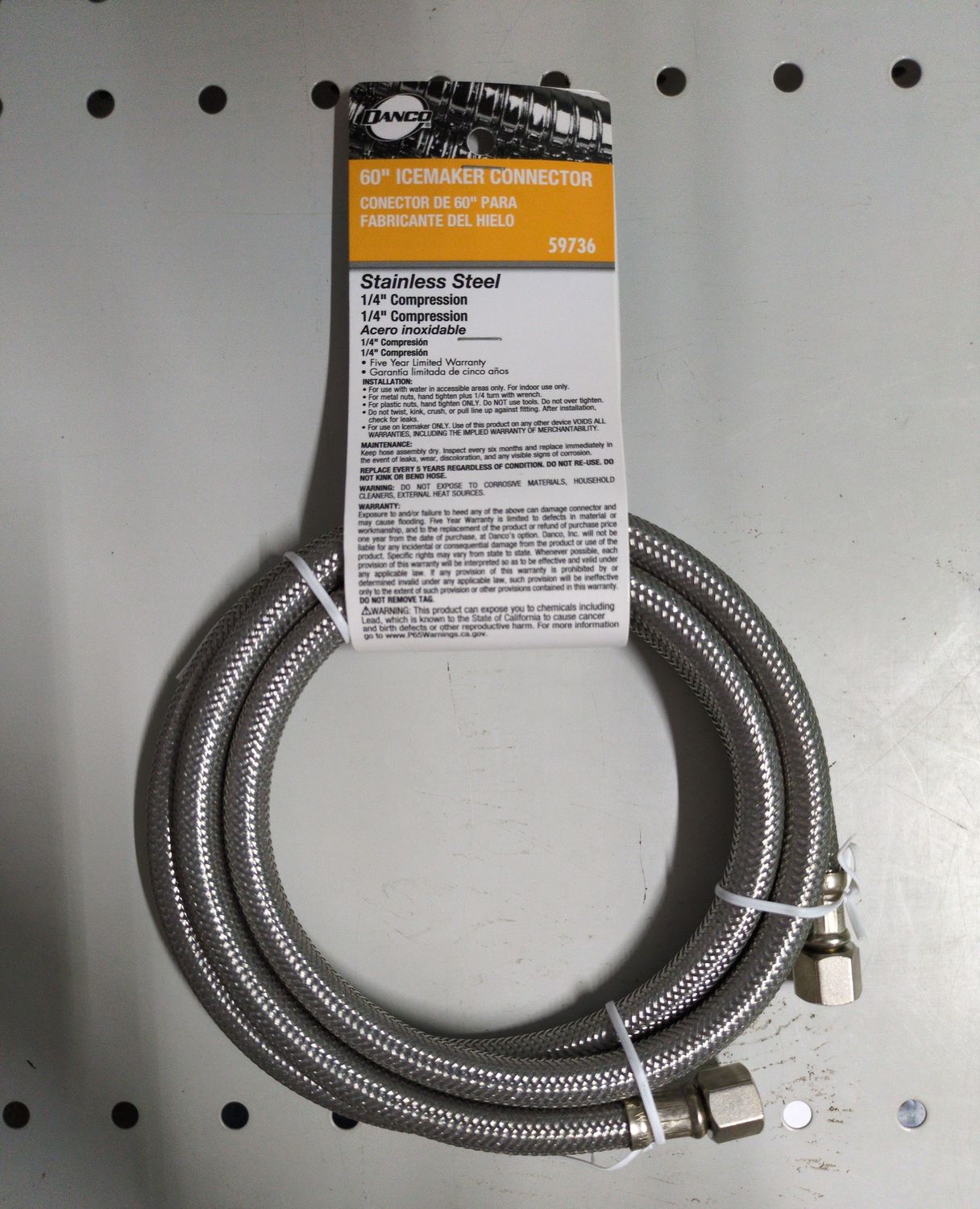 59736 ICE MAKER SUPPLY LINE HOSE