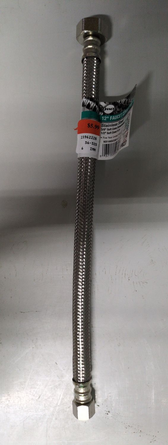 59827 12 SS FAUCET SPLY LINE HOSE