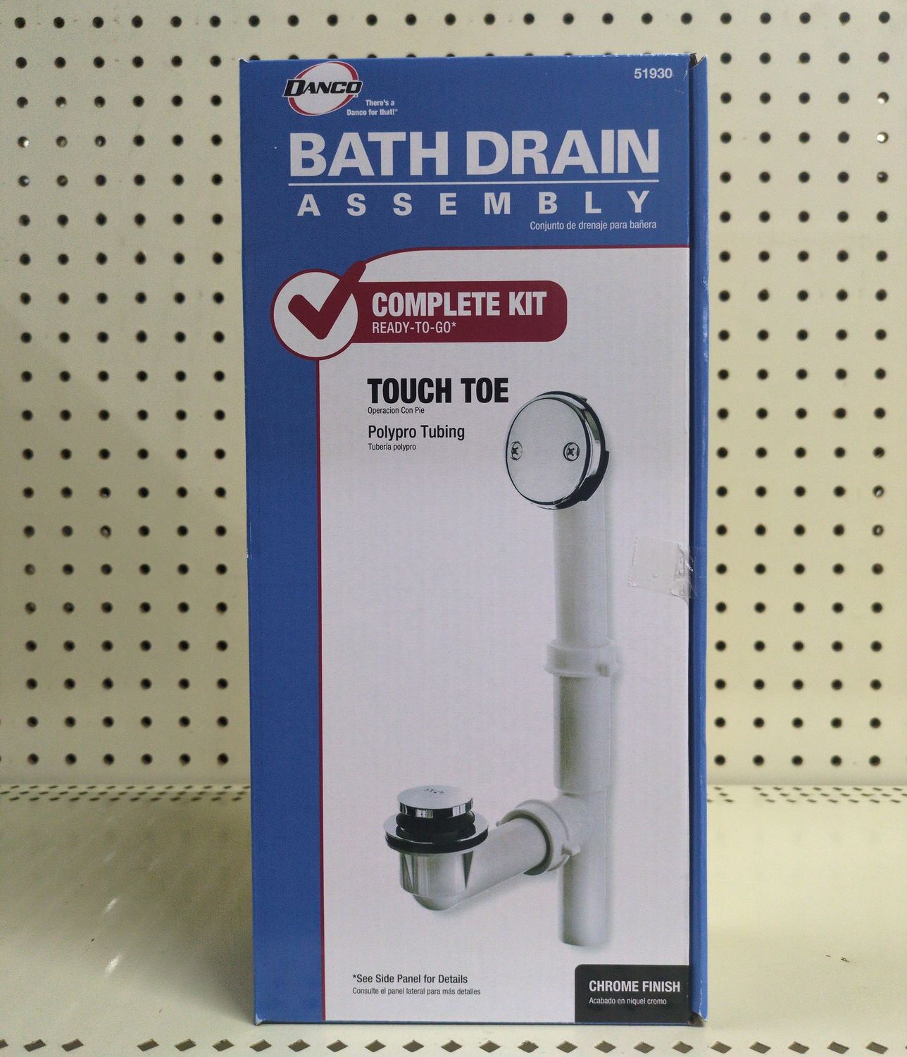 51930 TUB DRAIN KIT IN CHROME