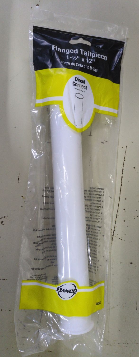 94020 1-1/2 OD X 12 FLGD TAILPIECE