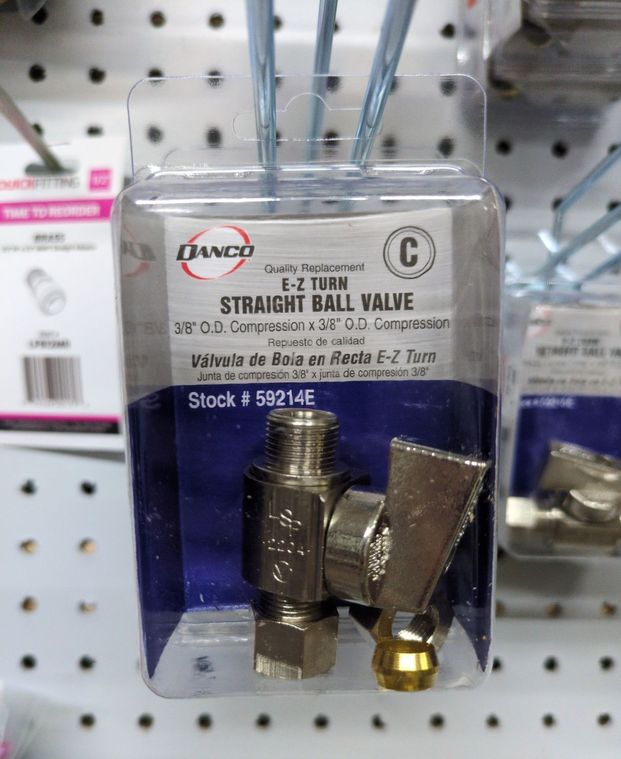 59214E COMP INLET STRAIGHT STOP