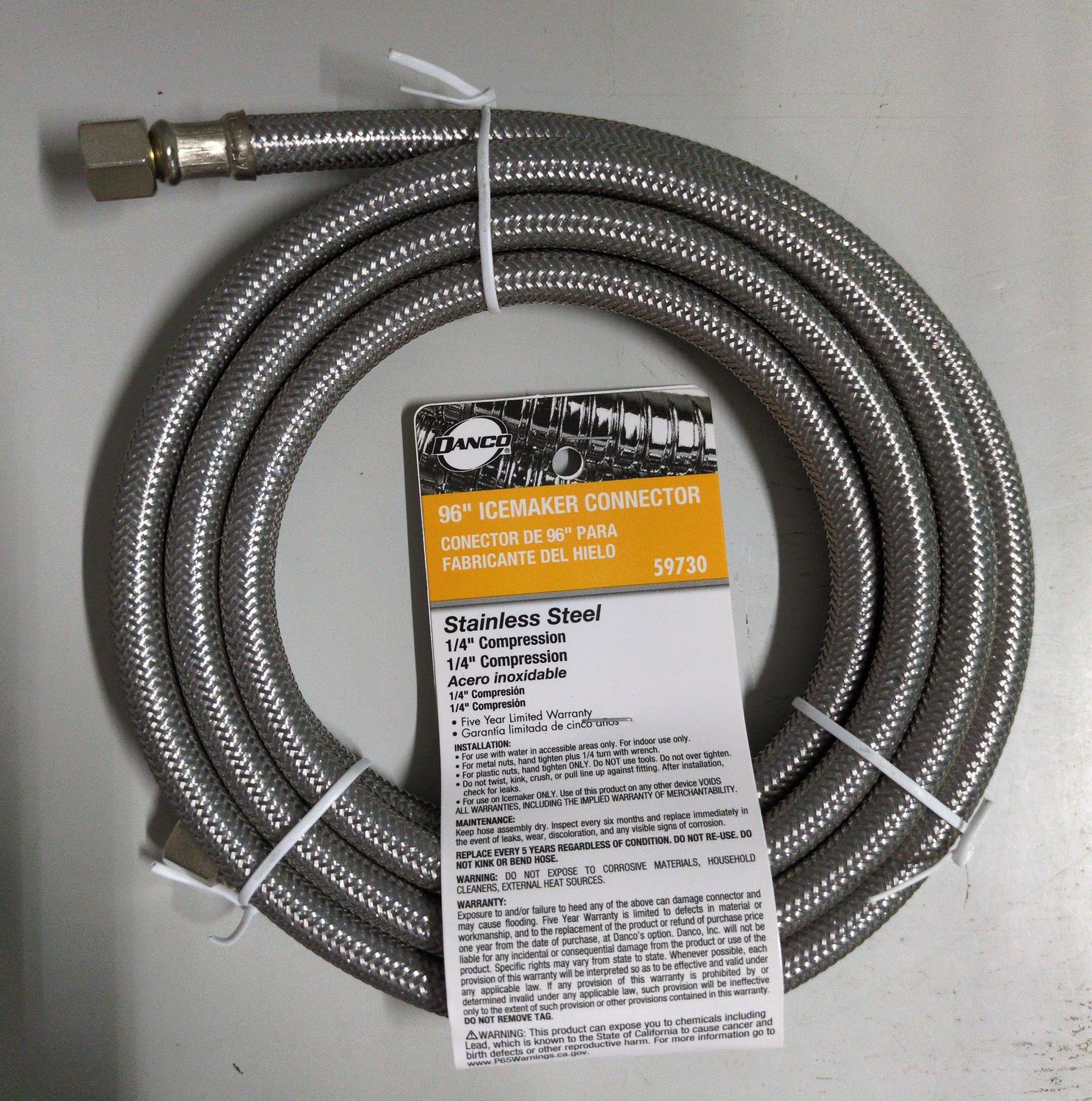 59730 ICE MAKER SUPPLY LINE HOSE