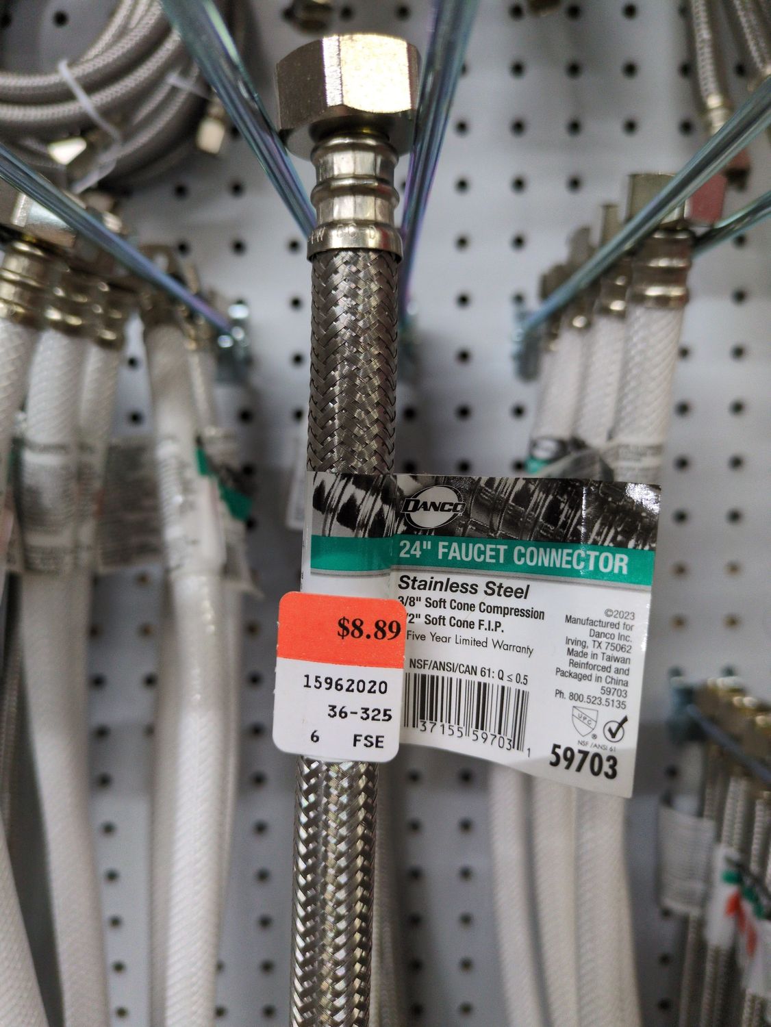 59703 24 SS FAUC SUPPLY LINE HOSE