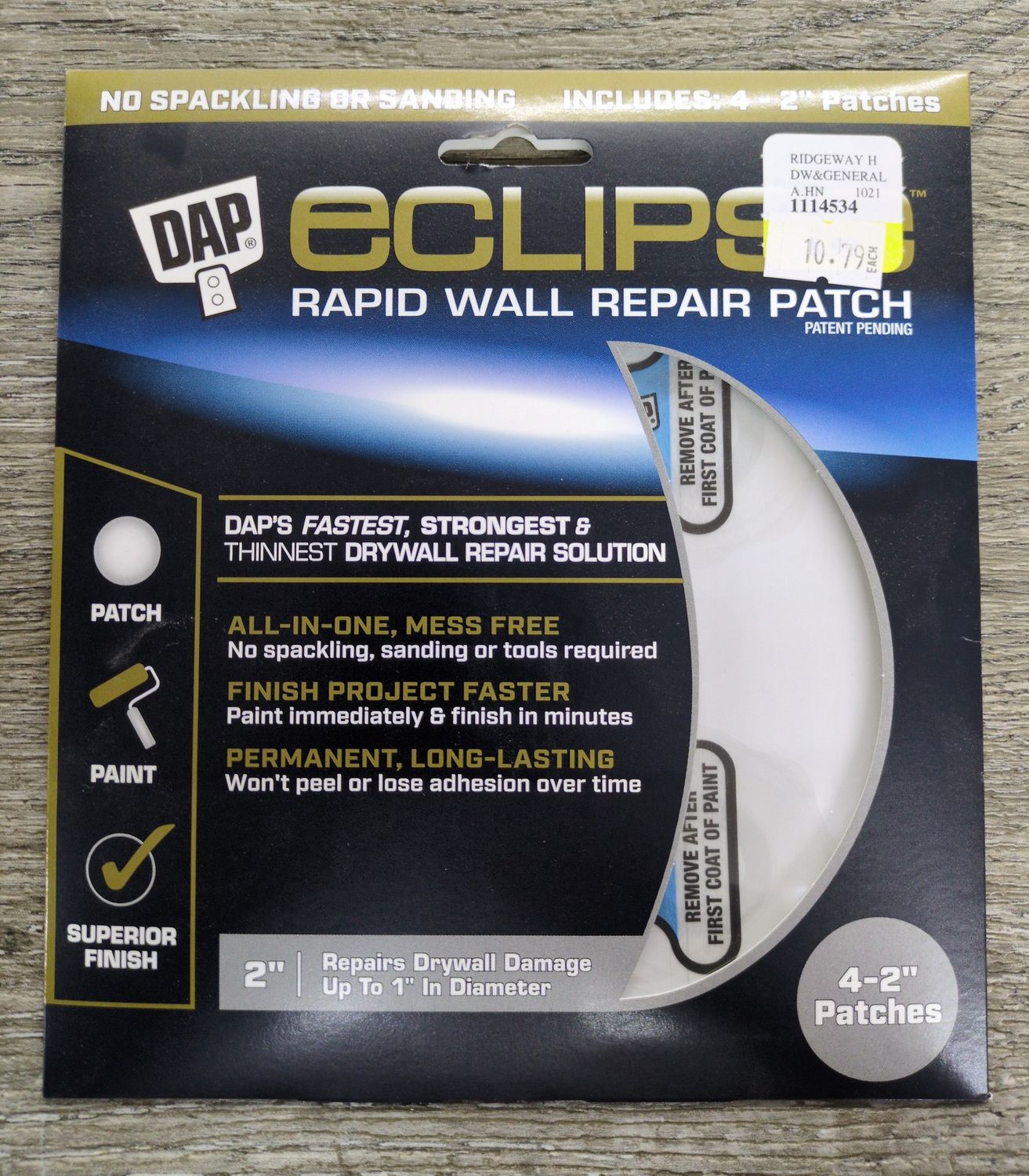 ECLIPSE Rapid Wall Repair Patch 2"