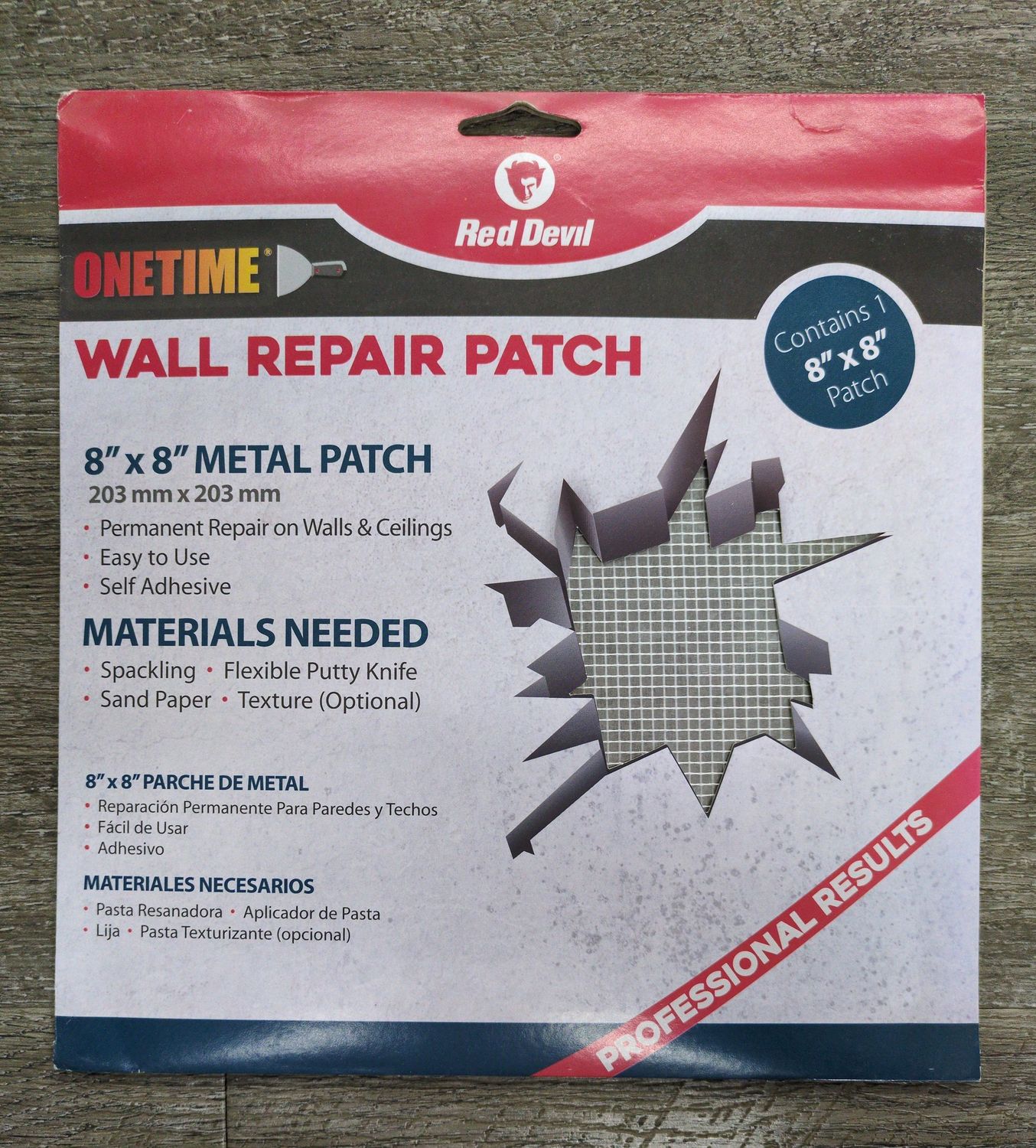 ONETIME Wall Repair Patch 8" x 8"