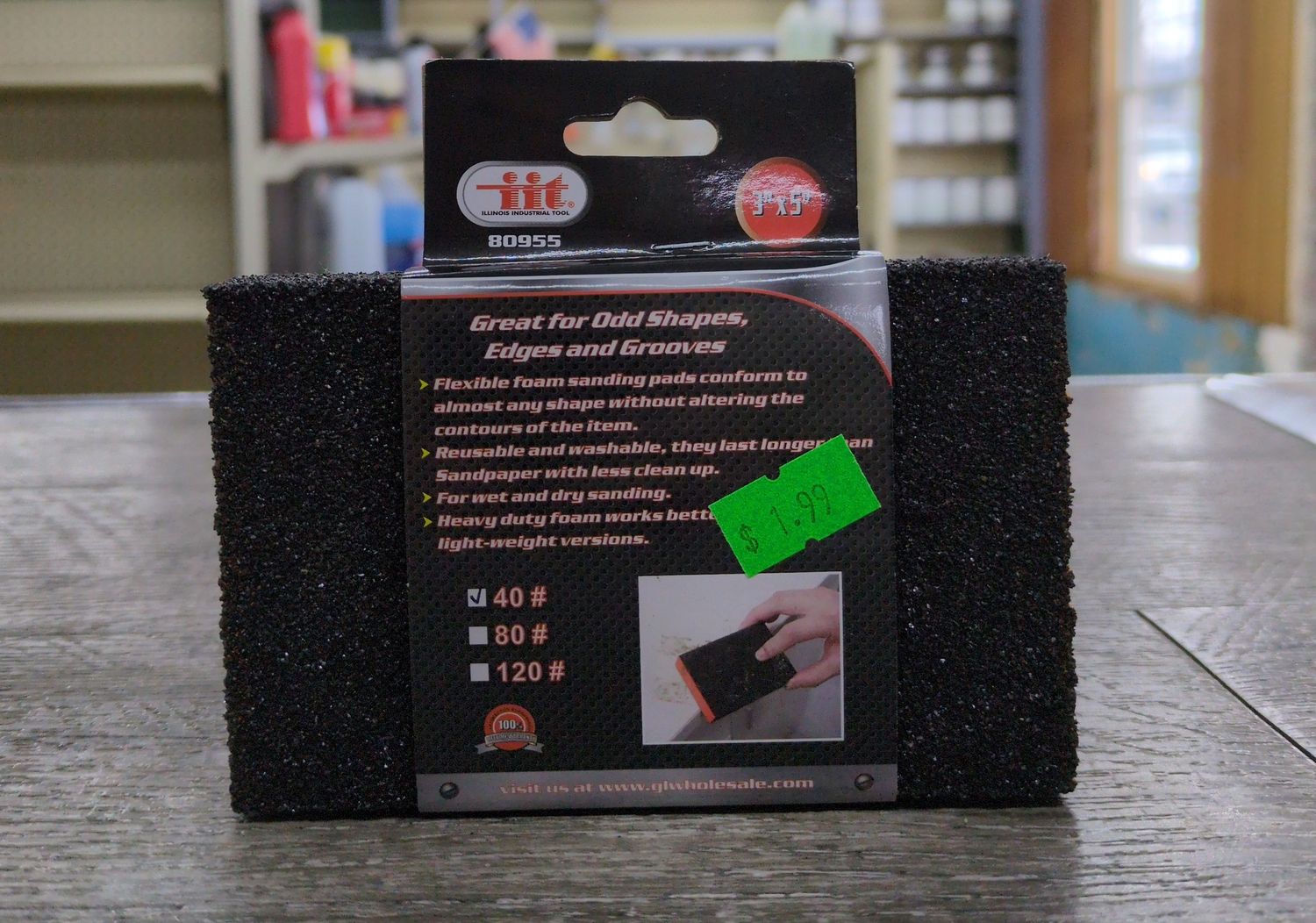 Large Sanding Sponge 3" x 5"