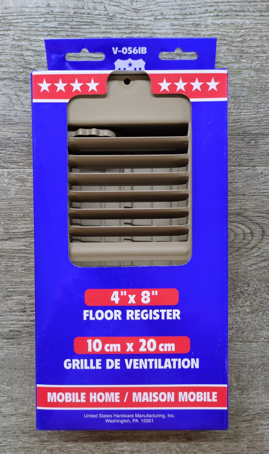 4X8 FLOOR REGISTER DELUXE