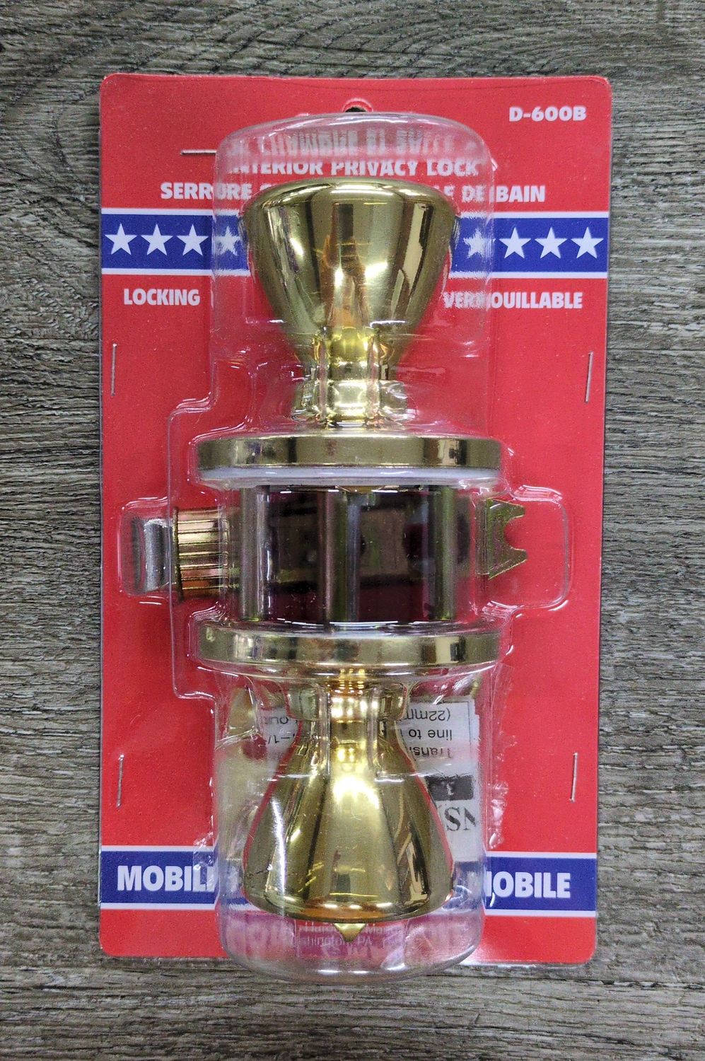 BRASS PRIVACY DOOR LOCK