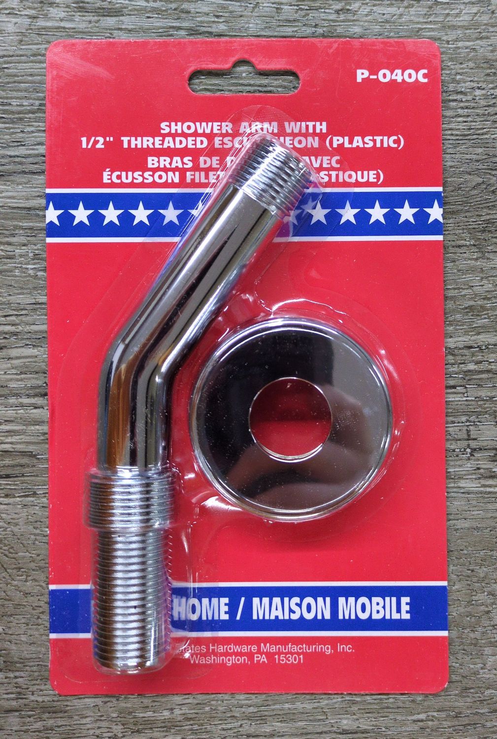 SHOWER ARM AND FLANGE