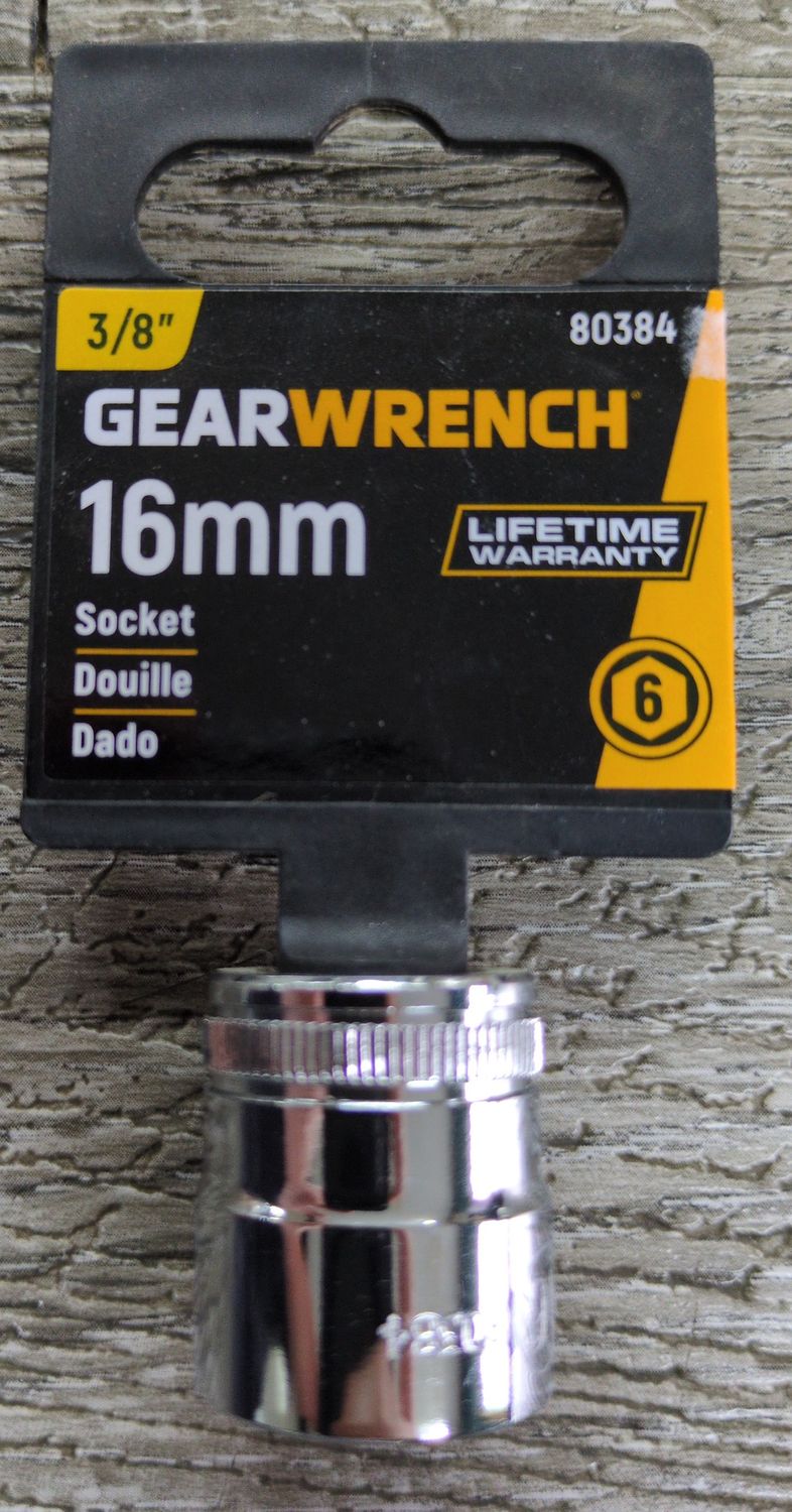 SKT STD 3/8DR 6PT 16MM