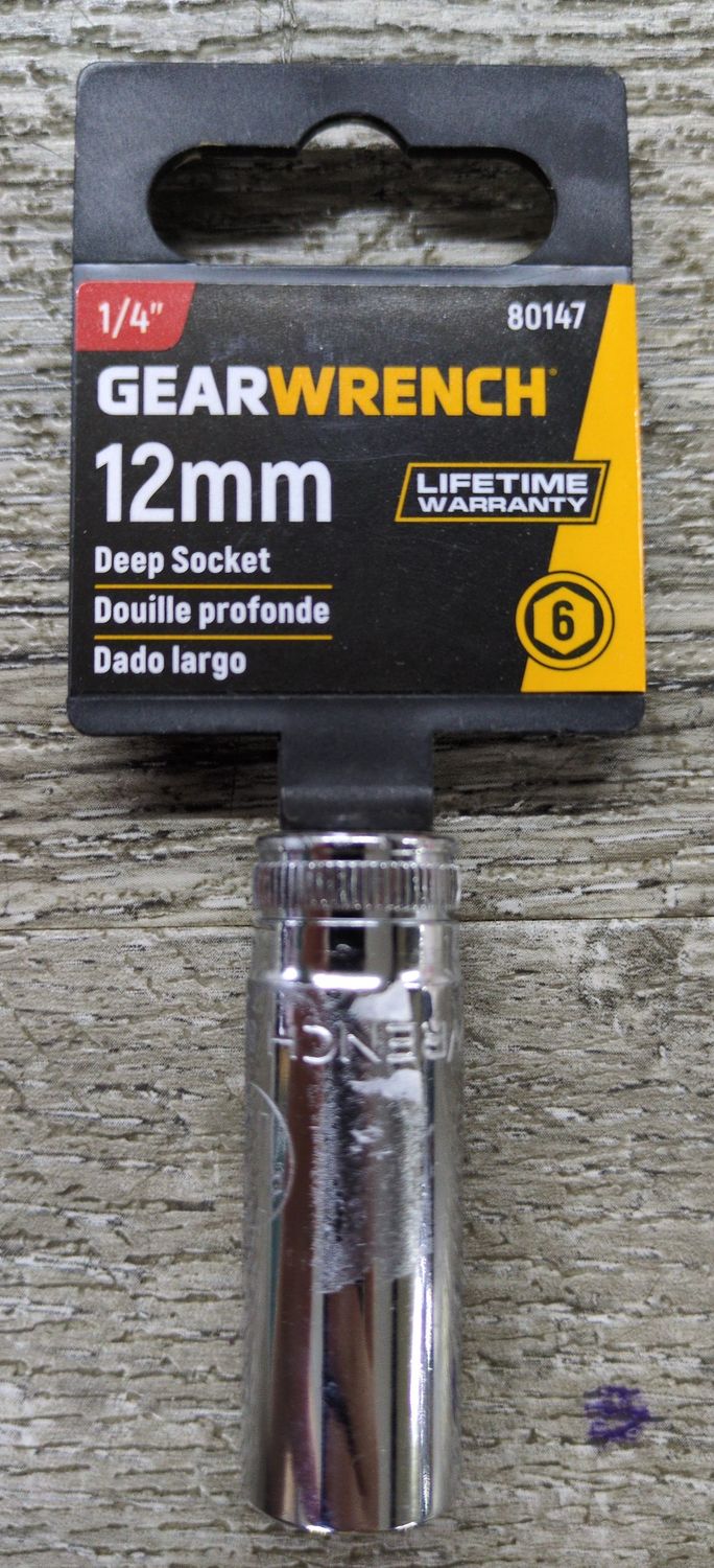 SKT DP 1/4DR 6PT 12MM