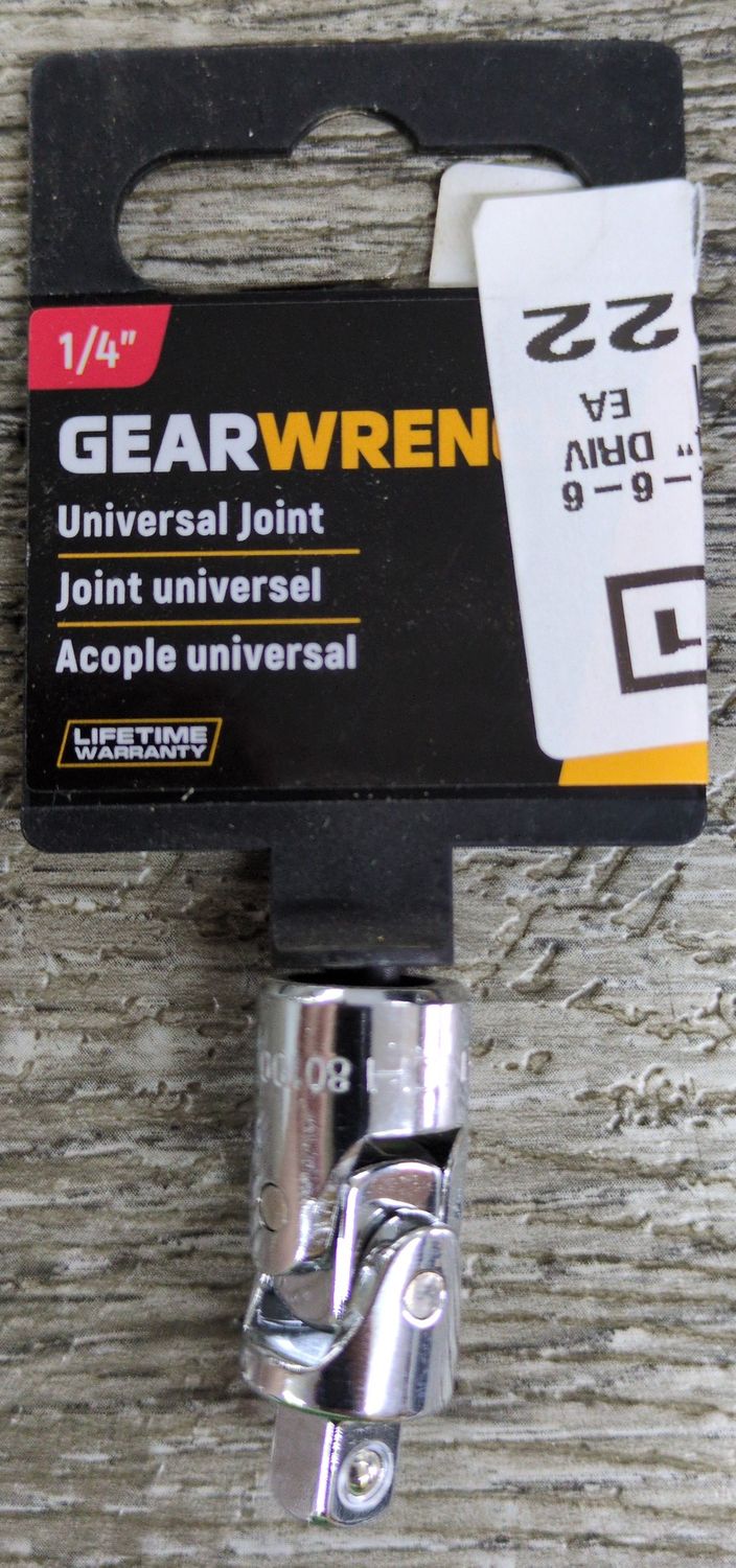 1/4 DRIVE UNIVERSAL JOINT