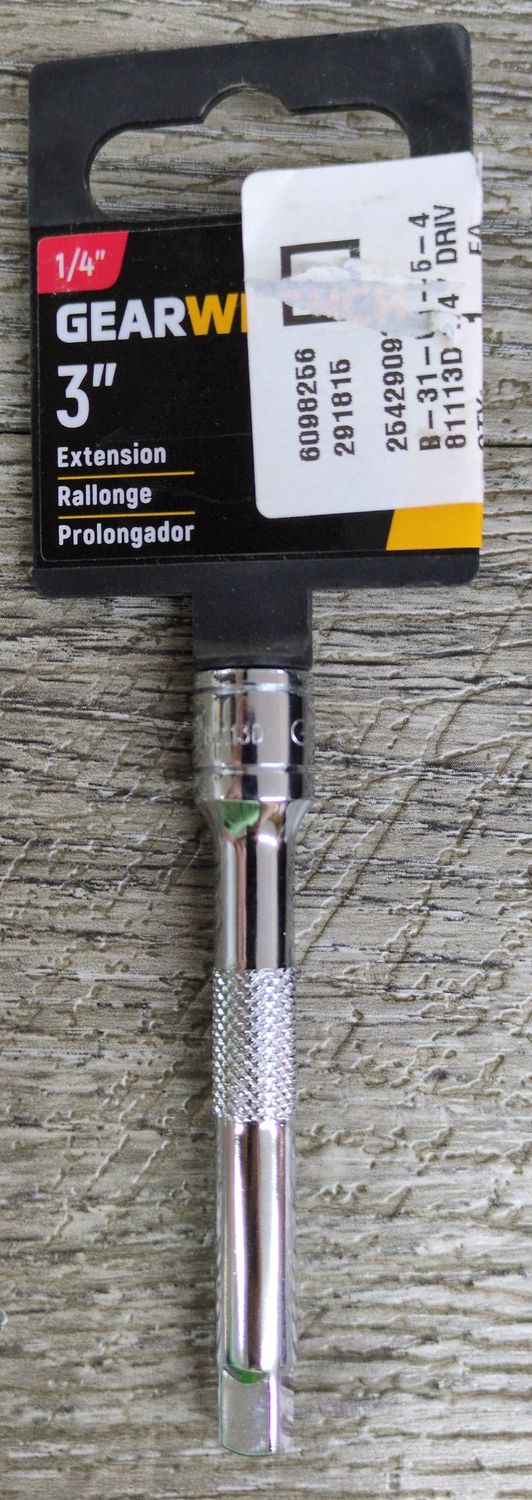 1/4 DRIVE EXTENSION 3