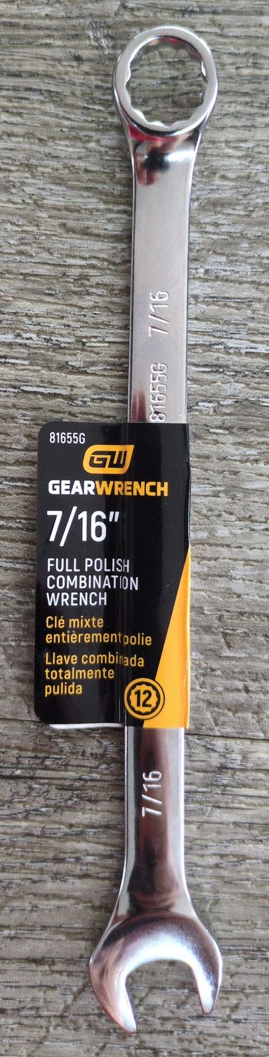 FP COMB WRENCH 12PT 7/16