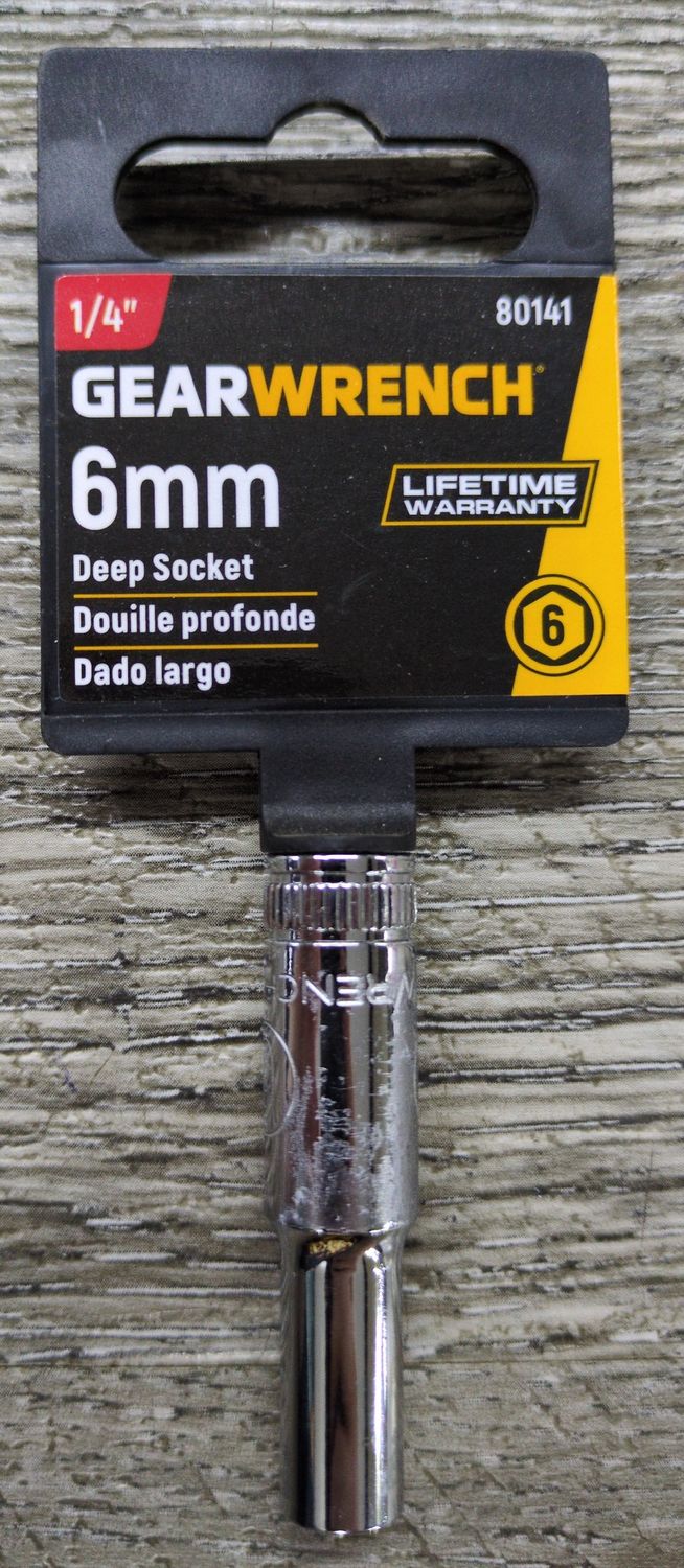 SKT DP 1/4DR 6PT 6MM