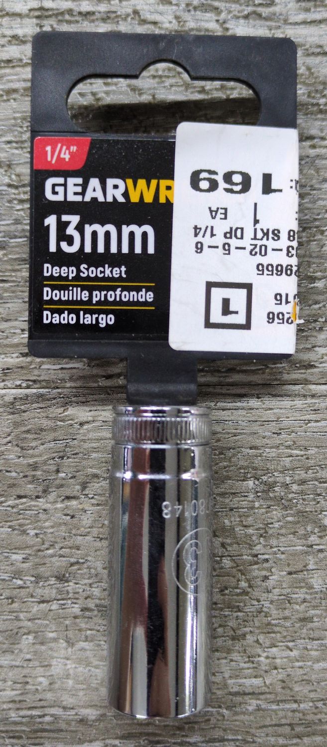 SKT DP 1/4DR 6PT 13MM